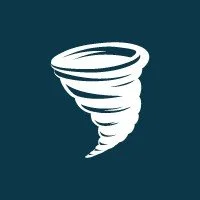 Icon of a tornado or swirling wind.