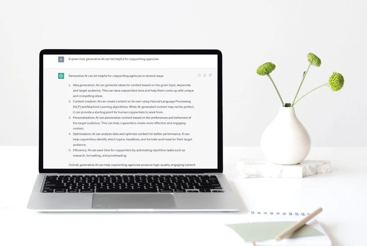 How a copywriting agency is embracing generative AI