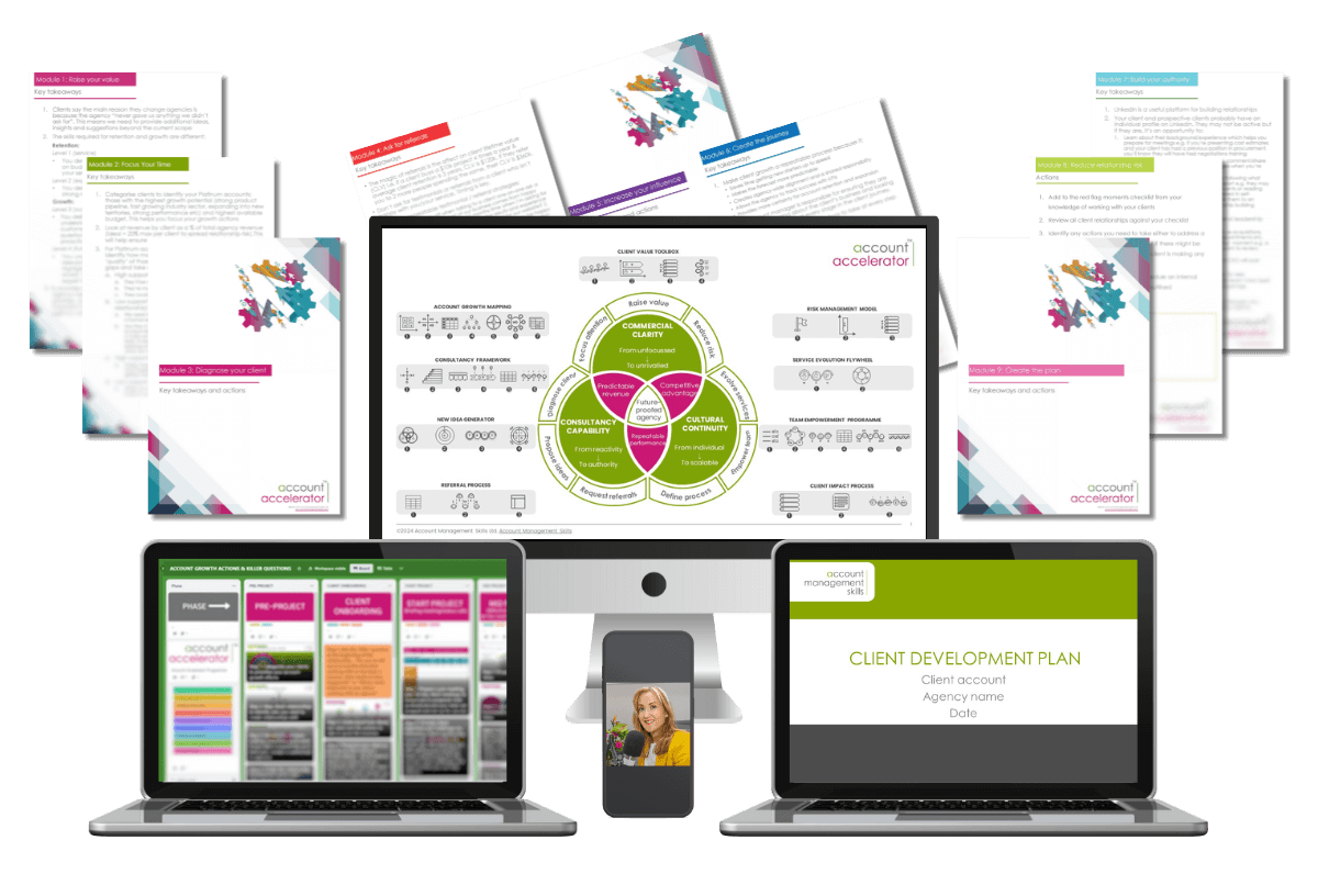 Account Accelerator programme – AI-enabled account retention and growth for agency account managers 2026