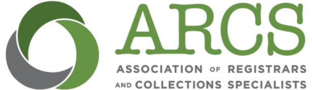 Logo of the Association of Registrars and Collections Specialists (ARCS), featuring green and gray intertwined circles and the acronym ARCS in green and purple text.