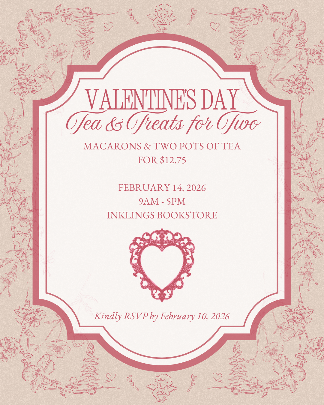 Valentine's Day Tea & Treats for Two
