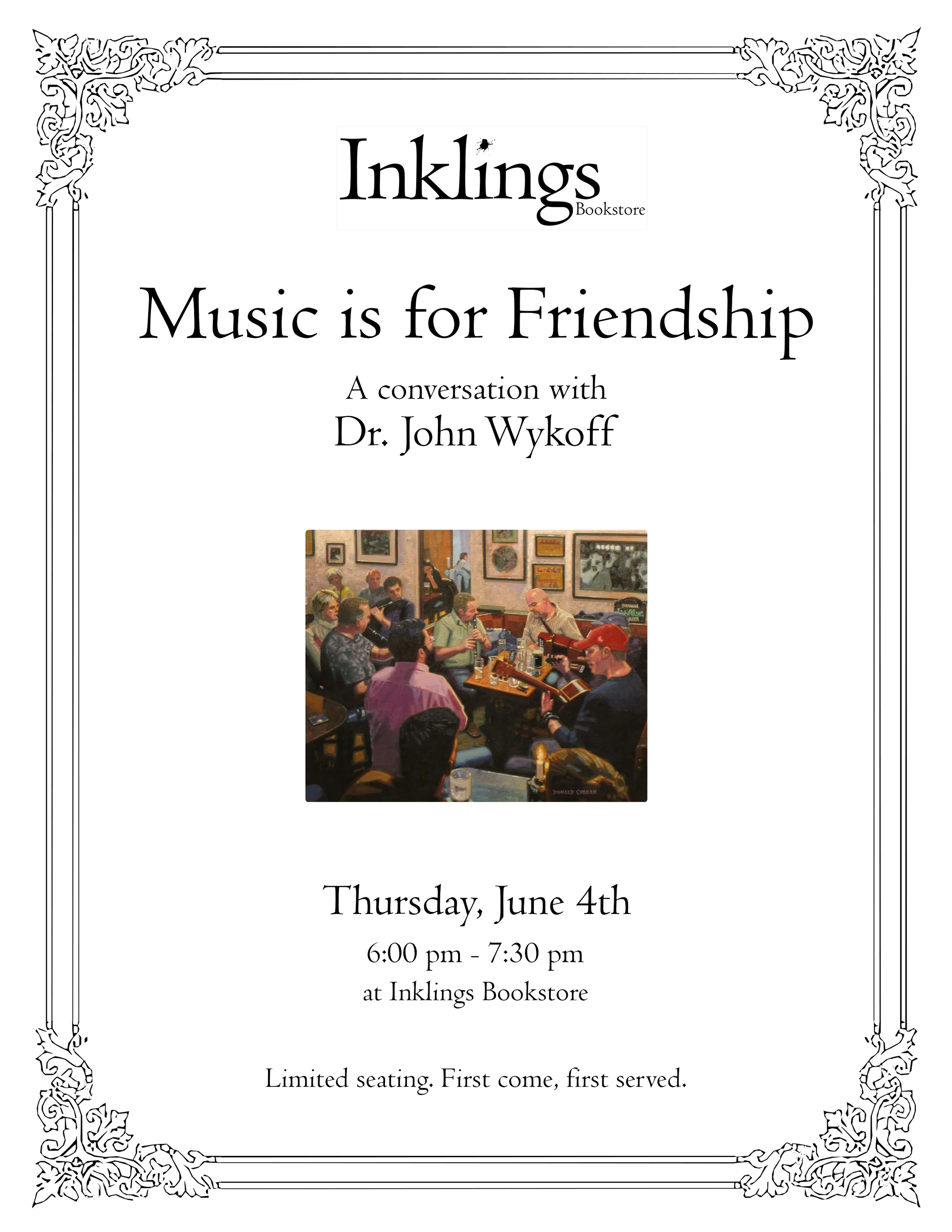 Music is for Friendship: A Conversation with Dr. John Wykoff