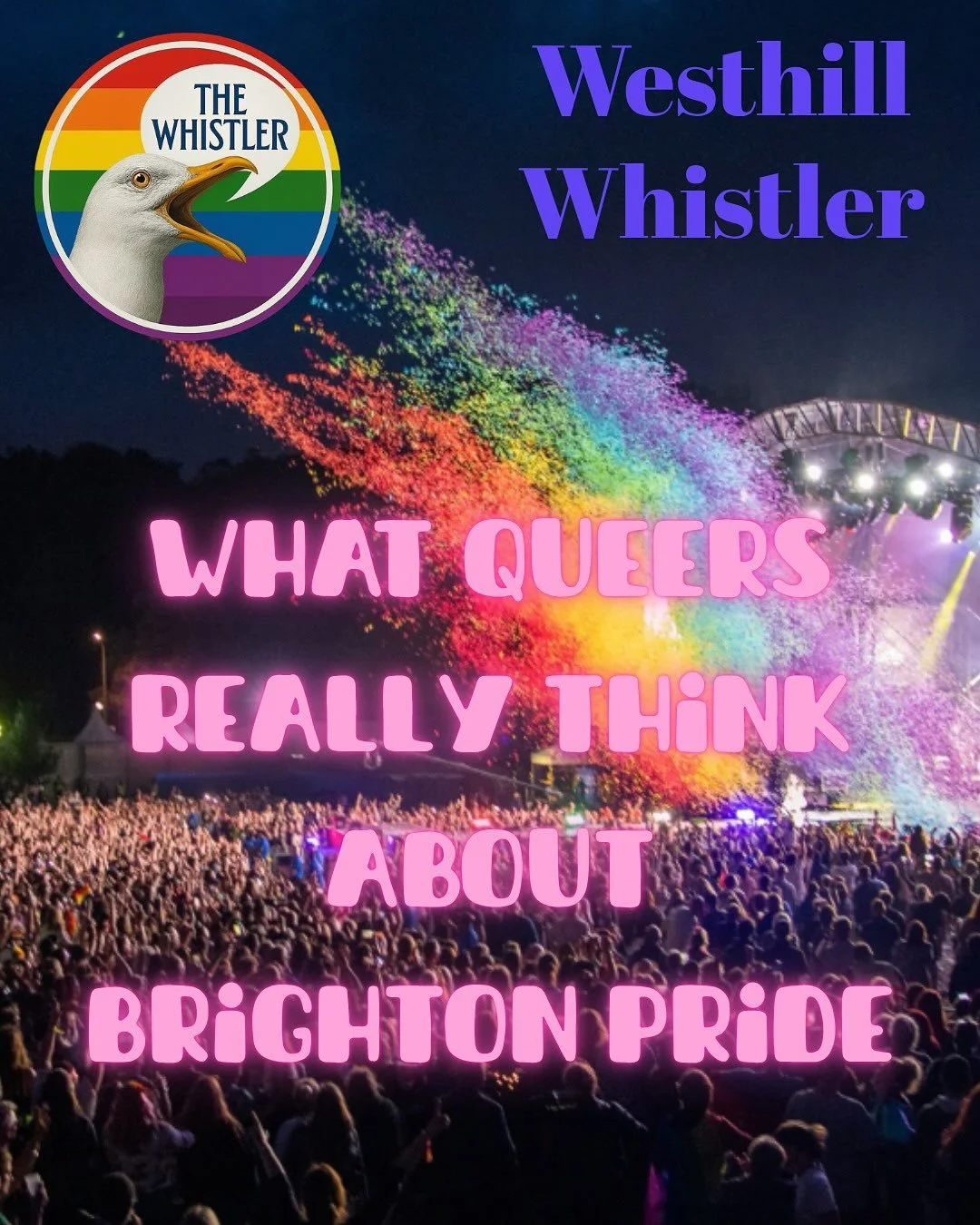 Here&rsquo;s a piece I made about how we really feel about Brighton Pride now! In its current state, it&rsquo;s important to remember why Pride exists and who it&rsquo;s for. I gathered the opinions of some fabulous members of our community and made 