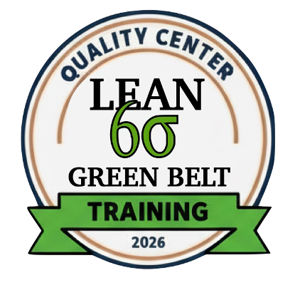Green award ribbon for Lean Six Sigma Green Belt