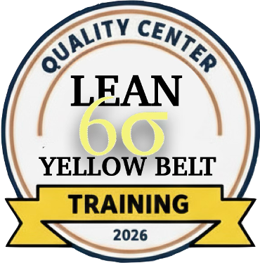 Yellow ribbon award for Lean Six Sigma Yellow Belt