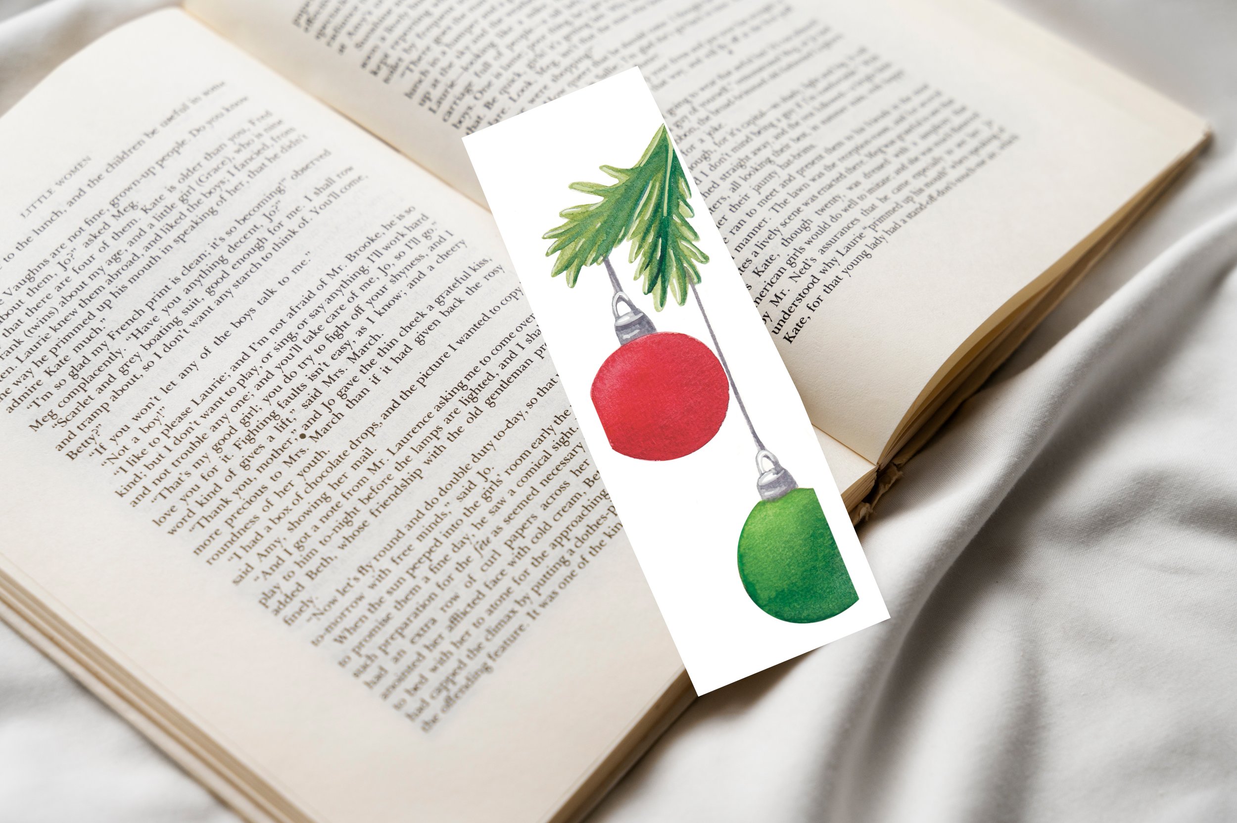 Marque page - collection Hiver