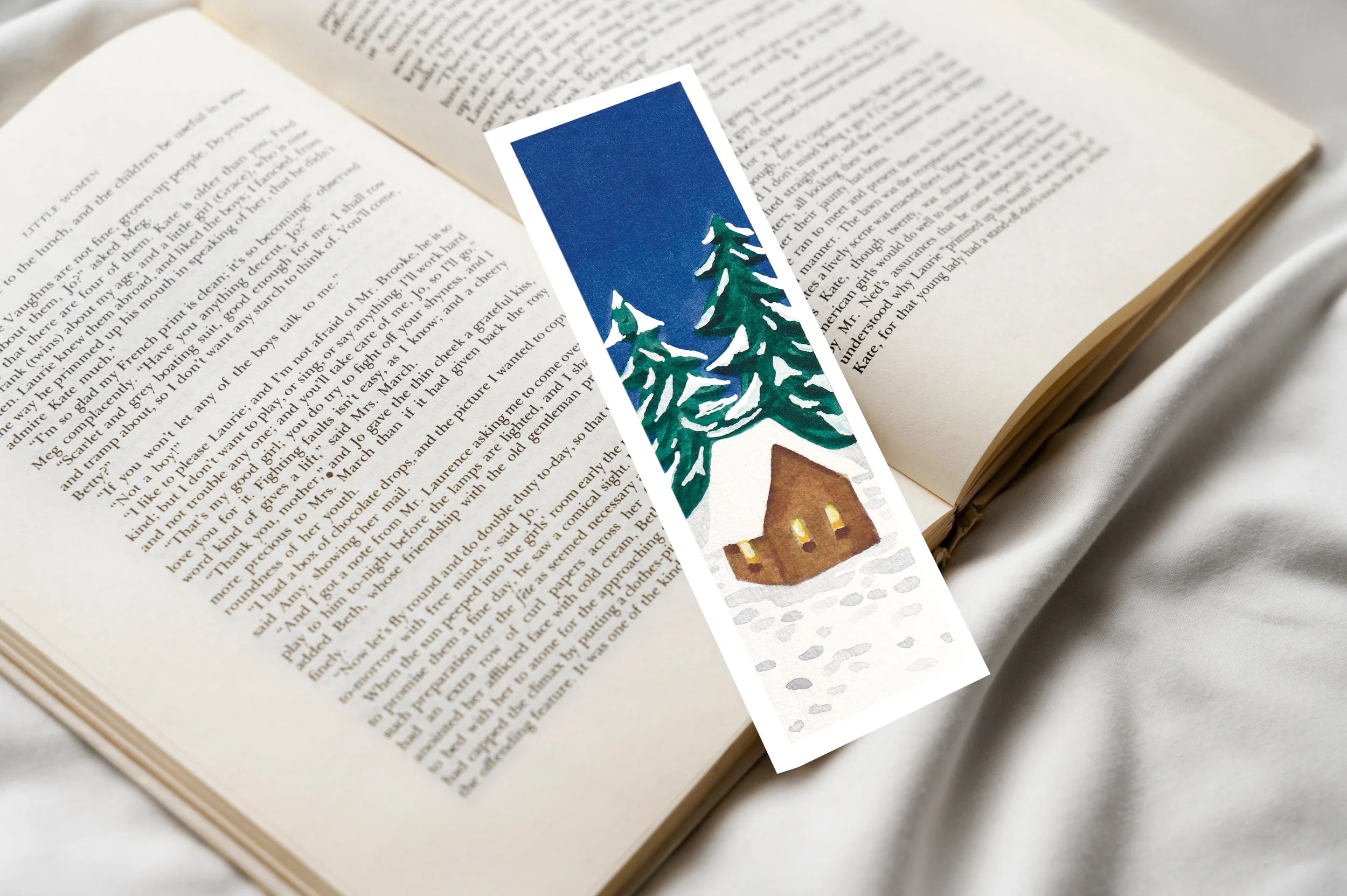 Marque page - collection Hiver