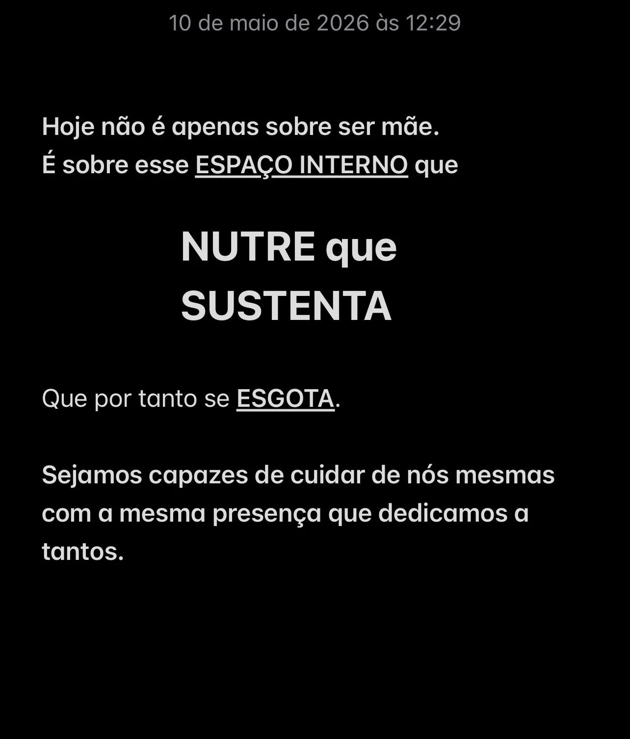 Que a gente insista em nos nutrirmos mesmo quando a vida fica t&atilde;o cara, a vida &eacute; t&atilde;o t&atilde;o rara. Feliz dia 🌞
