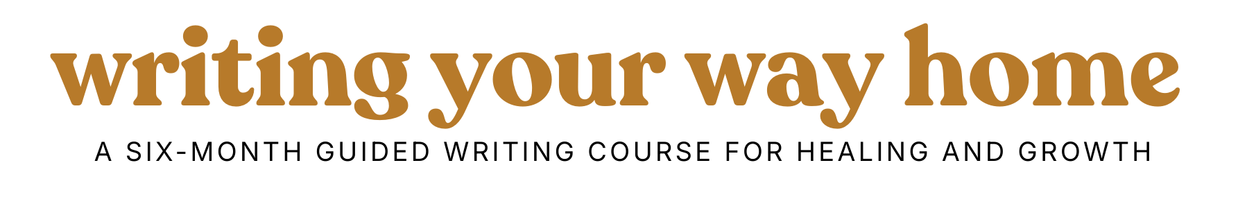 Writing Your Way Home Course