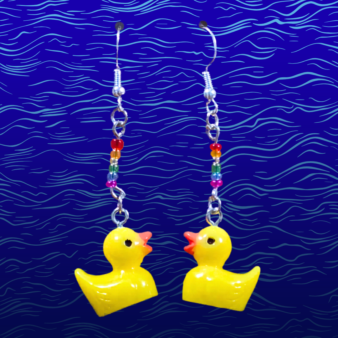 Rubber Duck Earrings