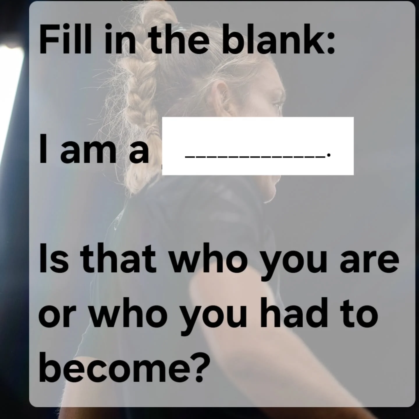 👤Whats your first thought?

We&rsquo;re quick to complete the sentence &ldquo;I am a ____.&rdquo; We reach for titles, roles, careers, and traits that feel familiar including professional labels, personality types, and survival strengths we&rsquo;ve