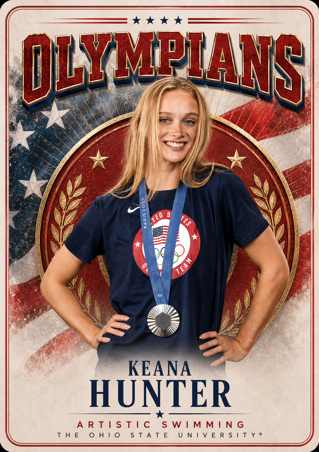 Keana Hunter Sports Card