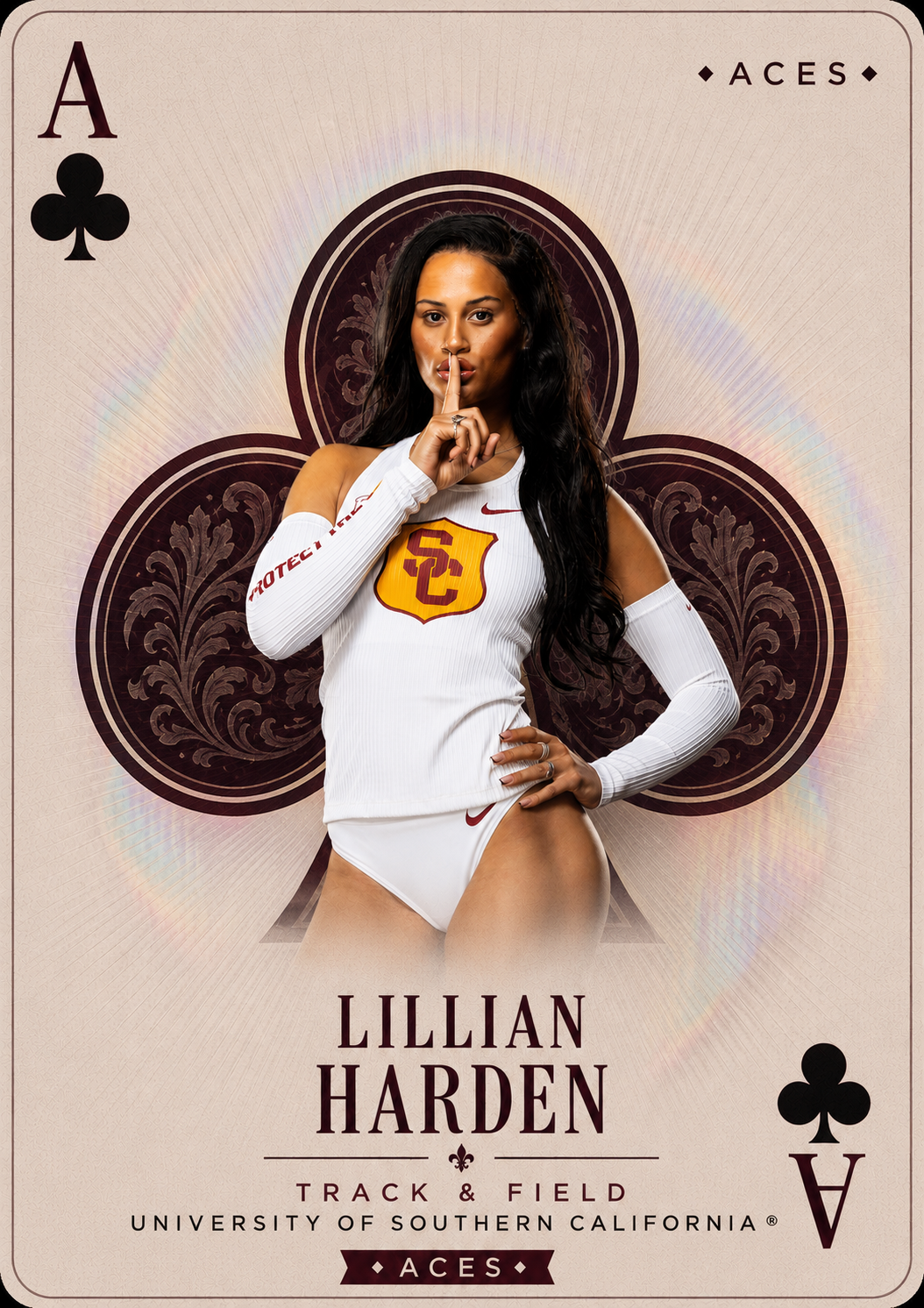 Lillian Harden Sports Card