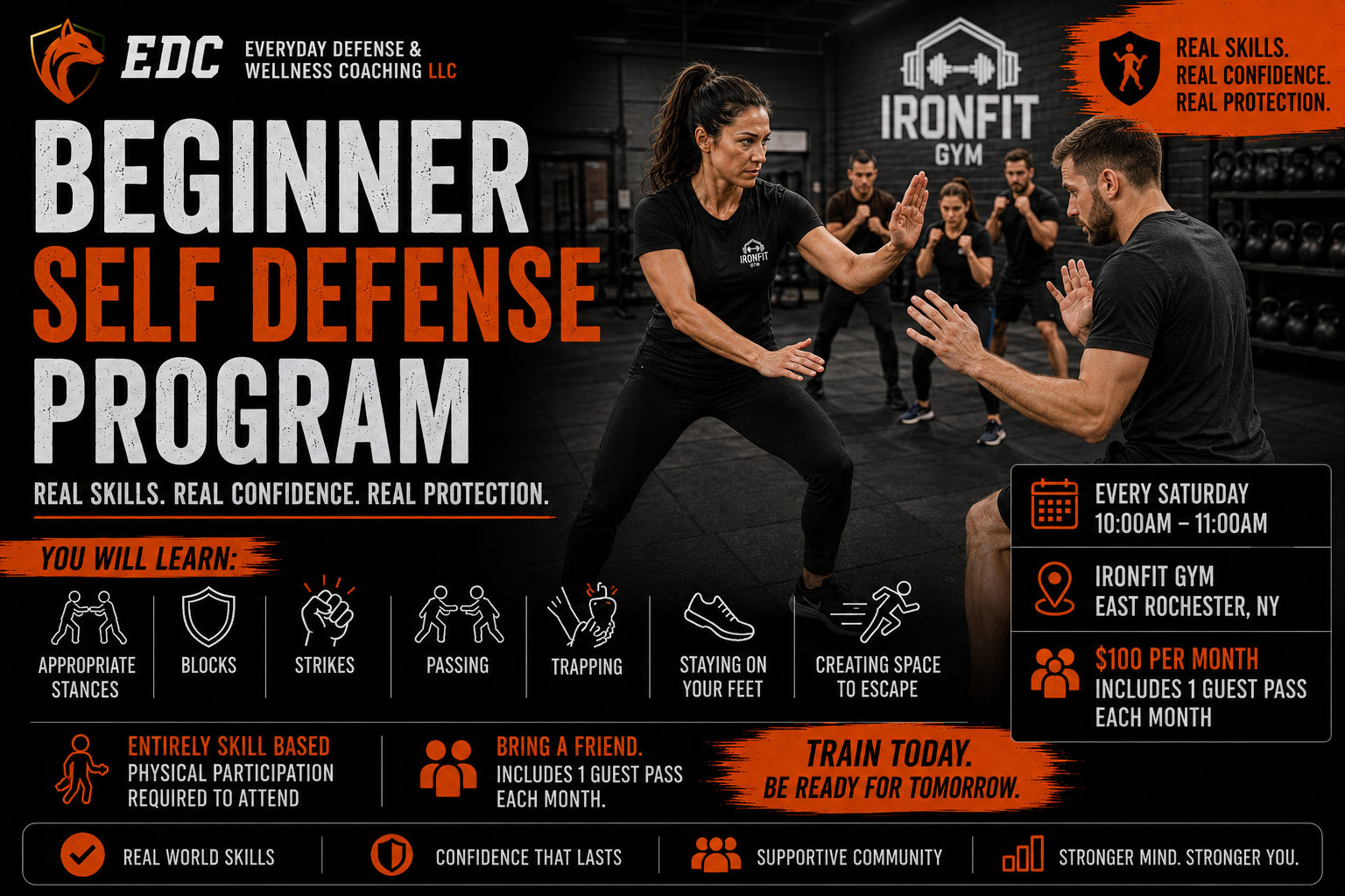 Beginner Self Defense Program - Starts 6/6/26