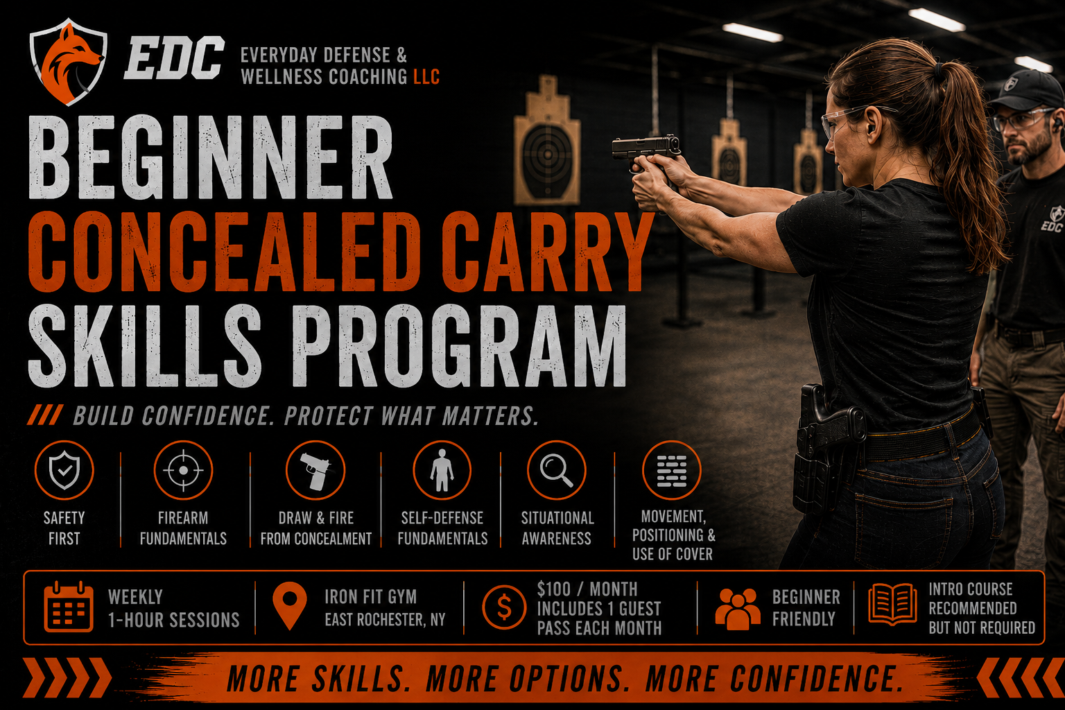 Beginner Concealed Carry Skills - Starts 6/6/26