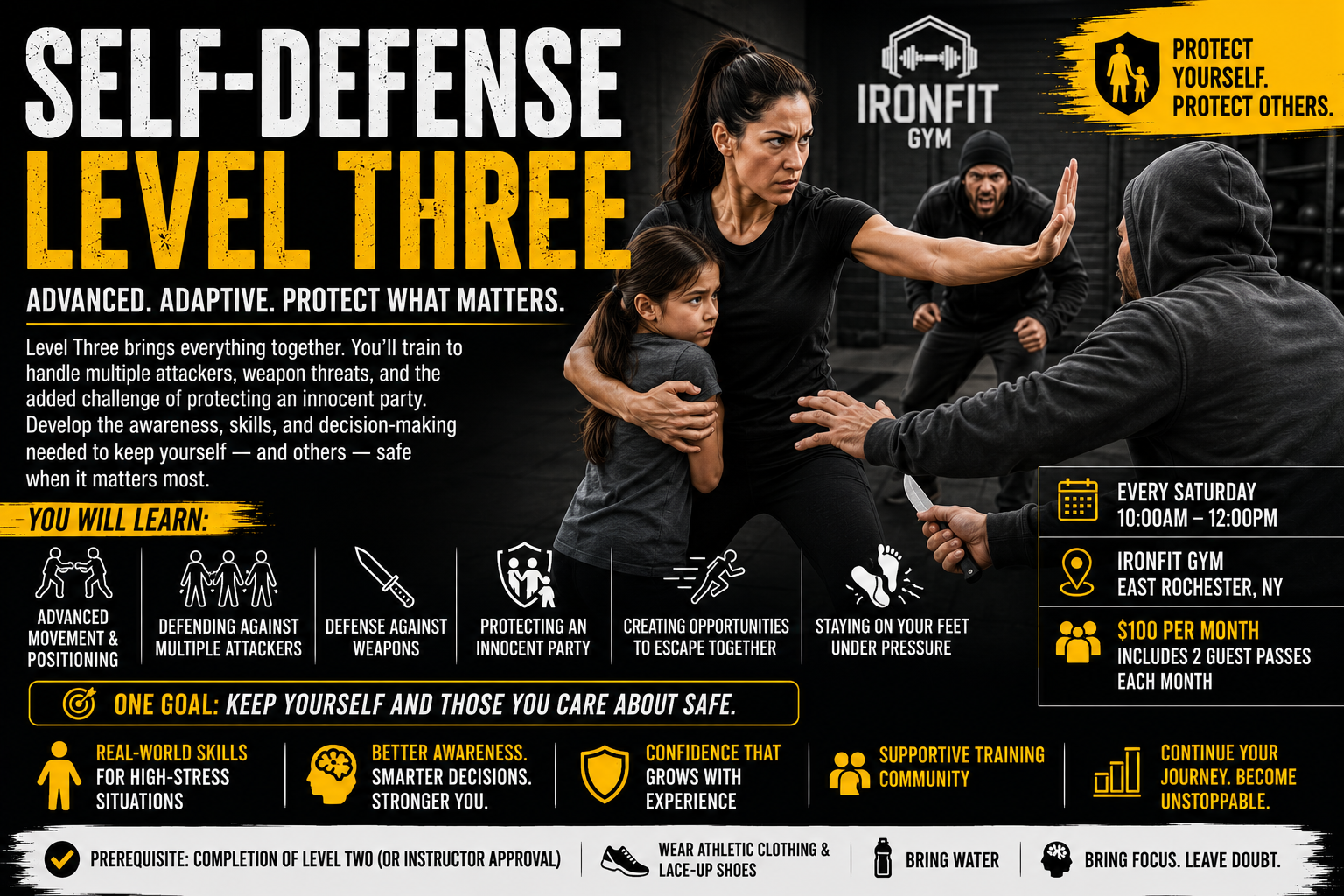 Self Defense Level Three - Advanced (Coming Soon)