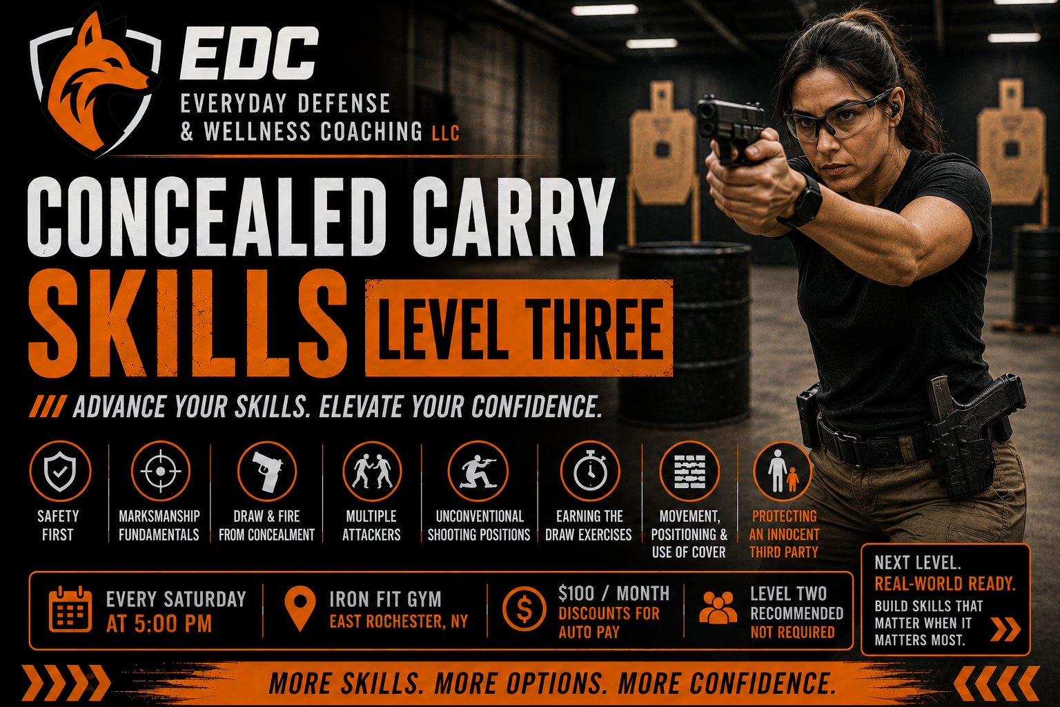 Concealed Carry SKills Level Three - Advanced (Coming Soon)
