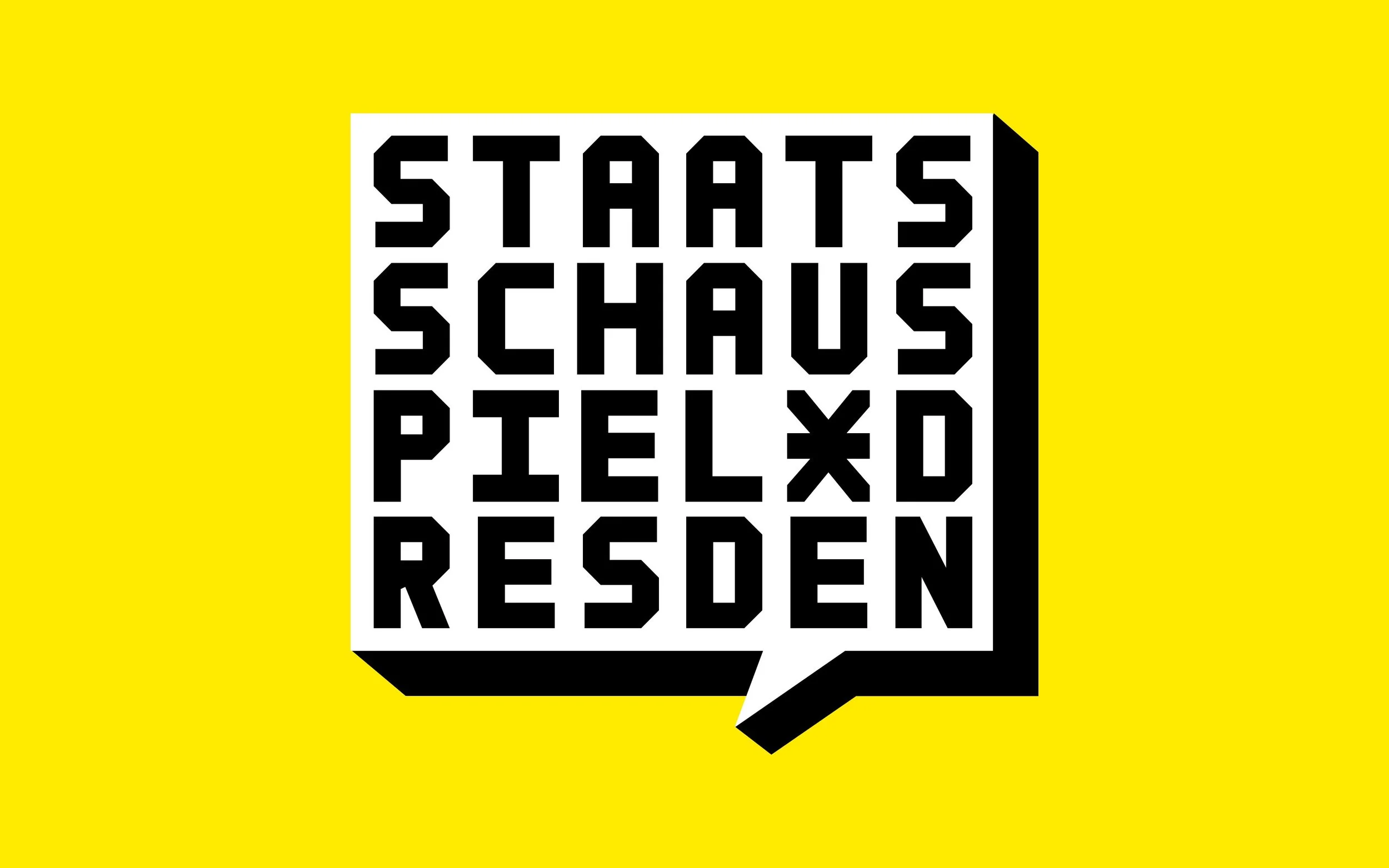 Graphic with black text on a white speech bubble with a black shadow, set against a yellow background.