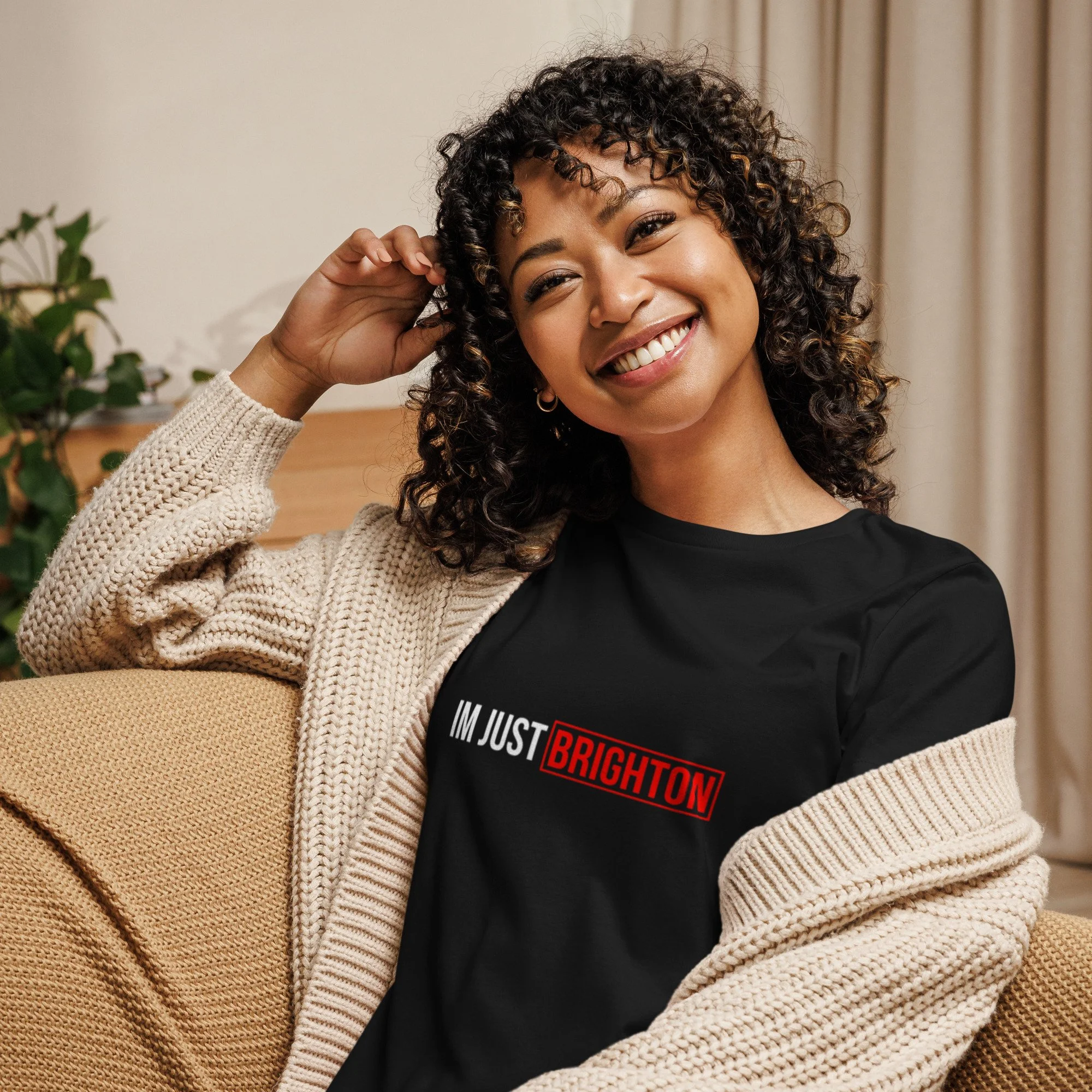 ImJustBrighton Women’s Premium Relaxed Fit T-Shirt