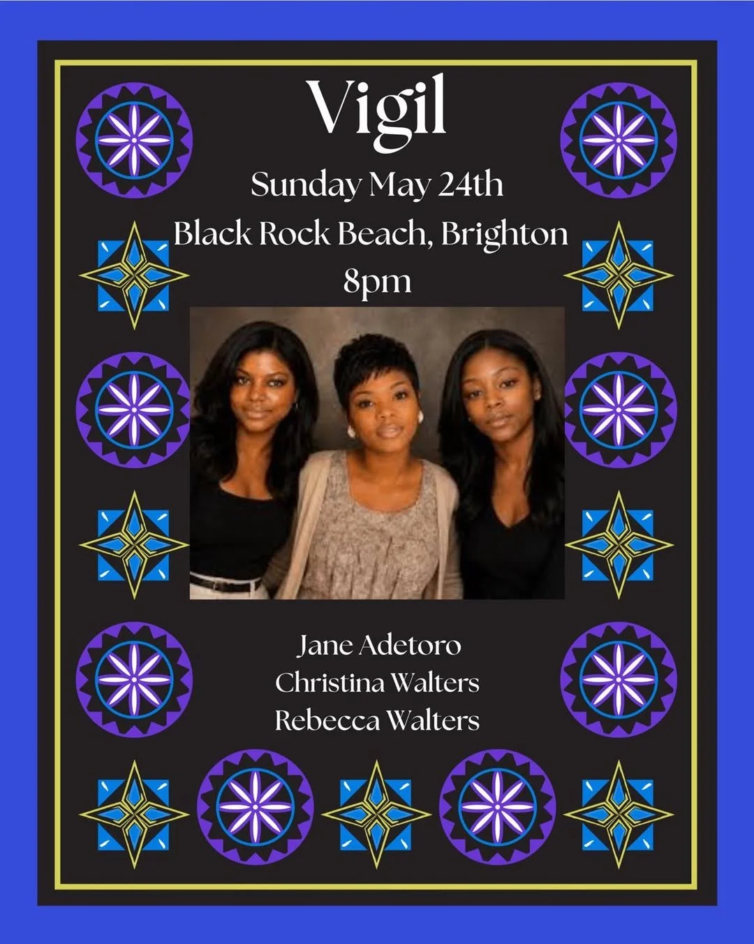 Vigil This Sunday Evening at Black Rock Beach for Jane, Christina and Rebecca