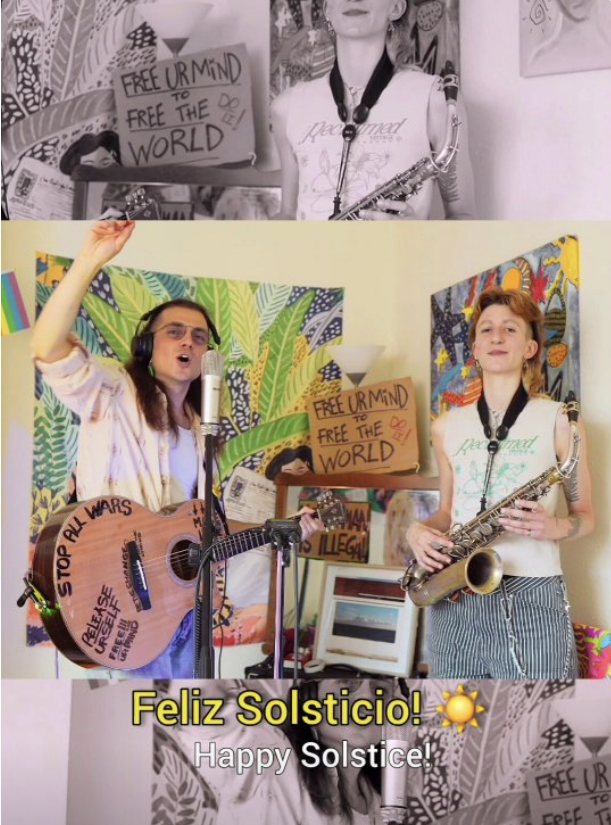 Stevoo Hide and Luan Luan write a birthday song for Manu Chao and it goes viral