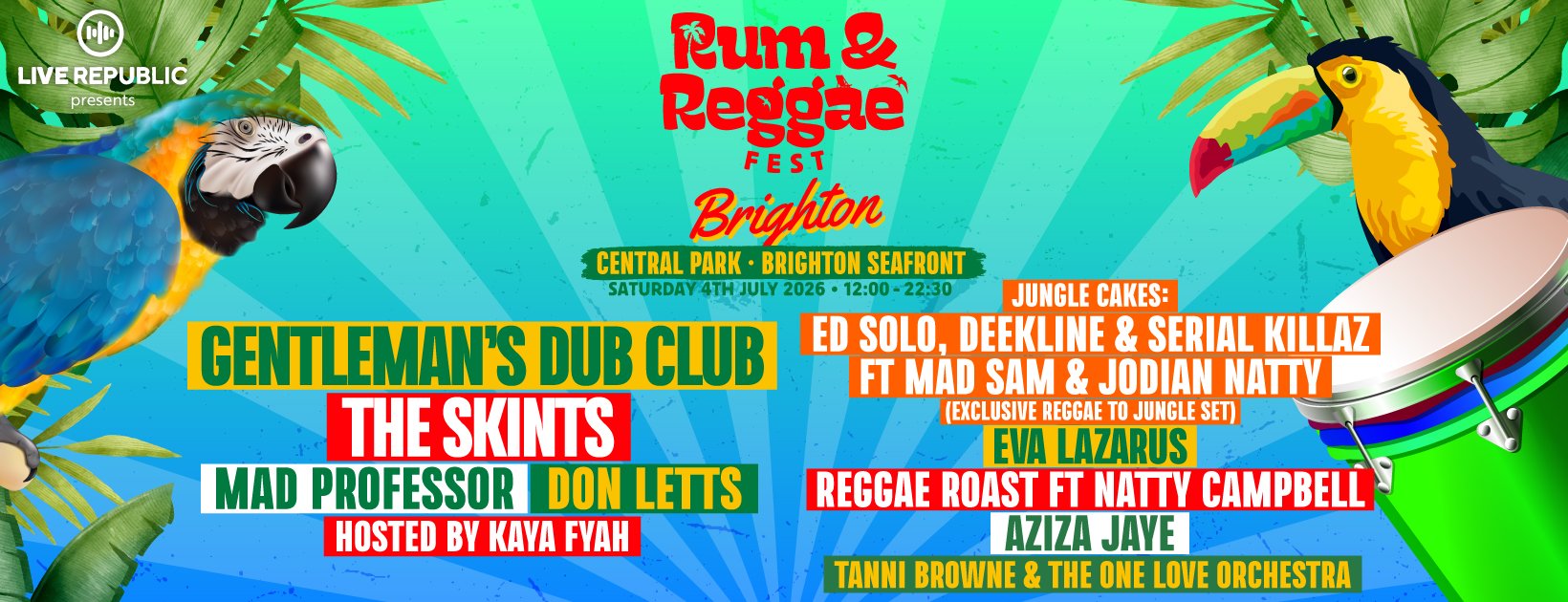 Rum and Reggae Fest brings a full day of sunshine sound to Brighton seafront
