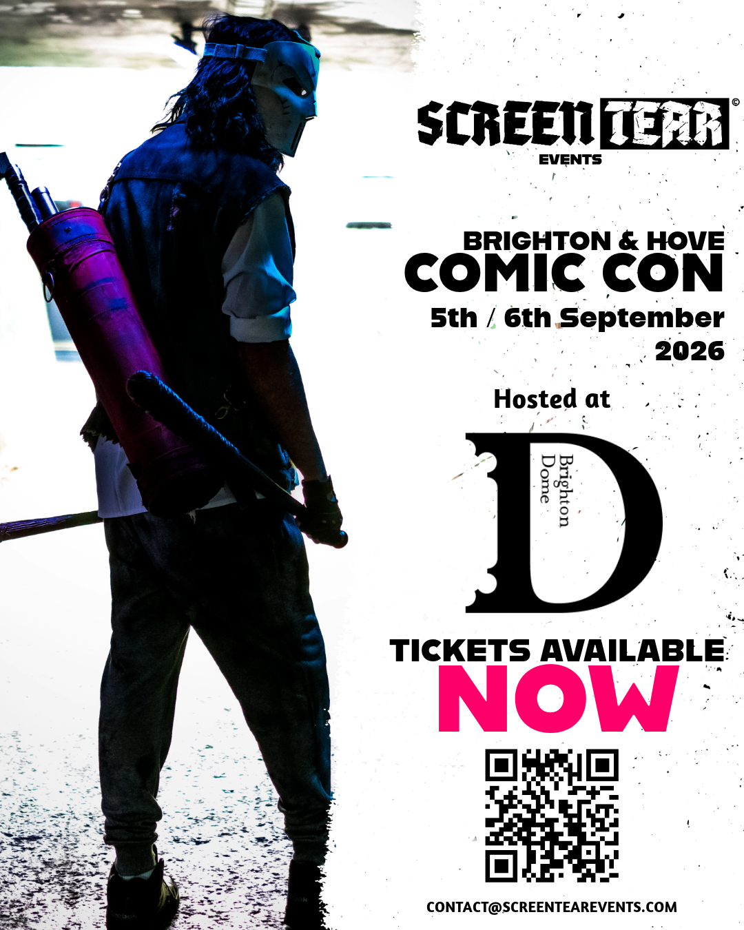 Tickets available now for Brighton and Hove Comic Con at Brighton Dome, 5 and 6 September 2026