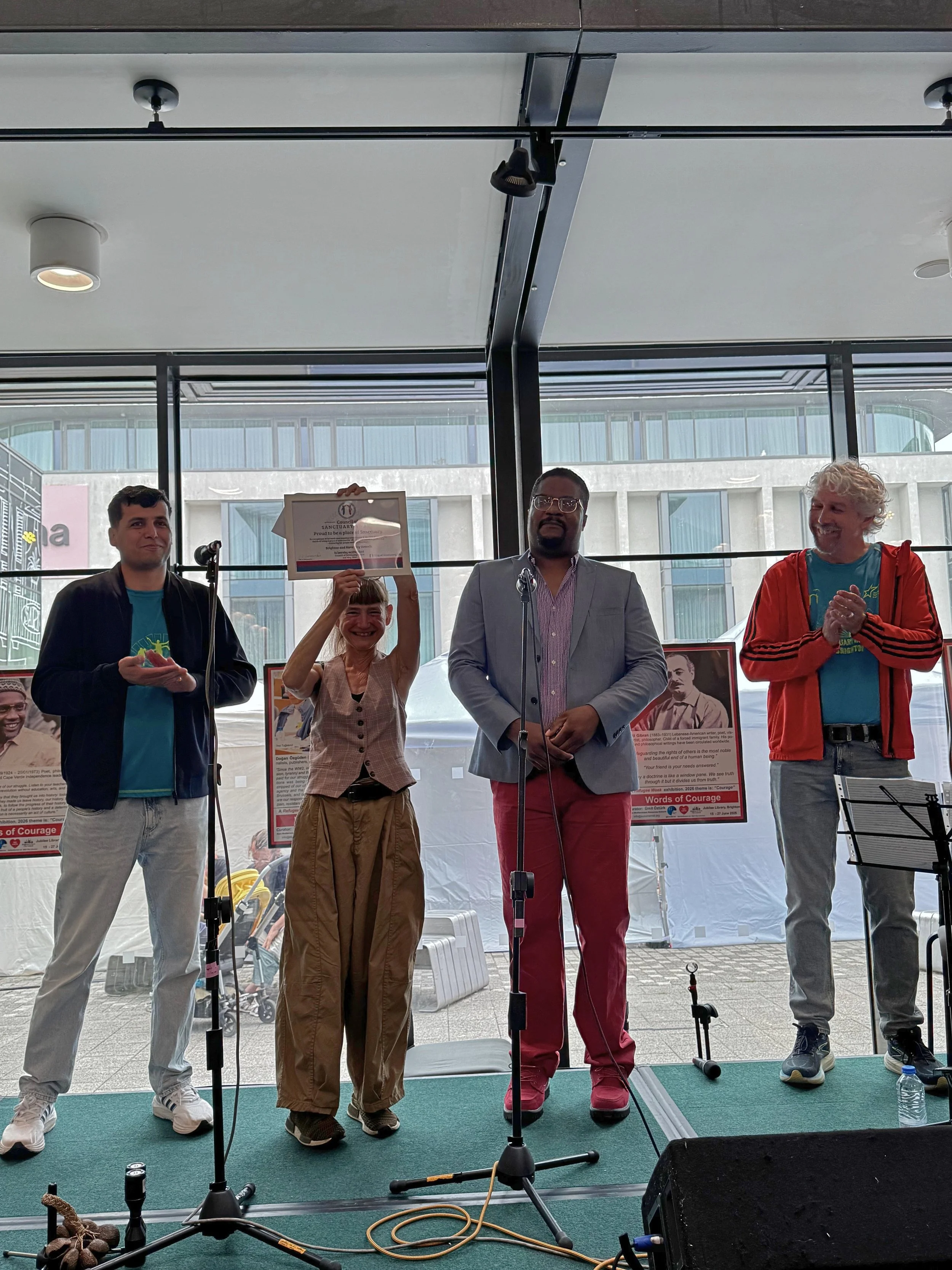 Brighton and Hove awarded Council of Sanctuary status at Jubilee Library ceremony