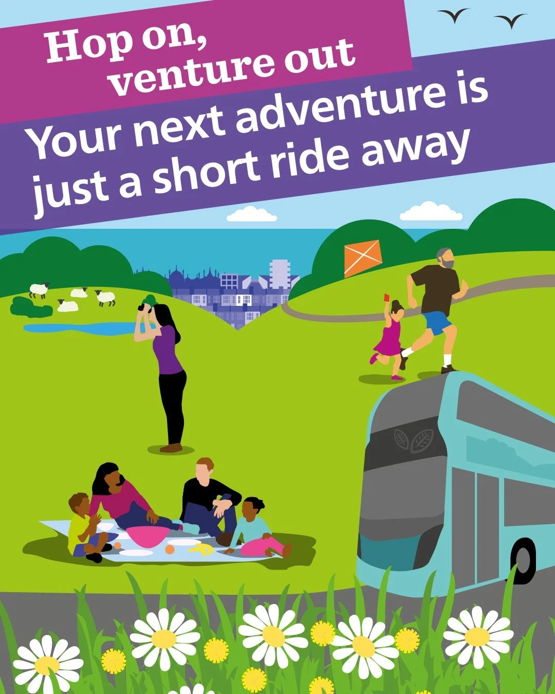 Hop on, venture out: explore Brighton and Hove's green spaces by bus