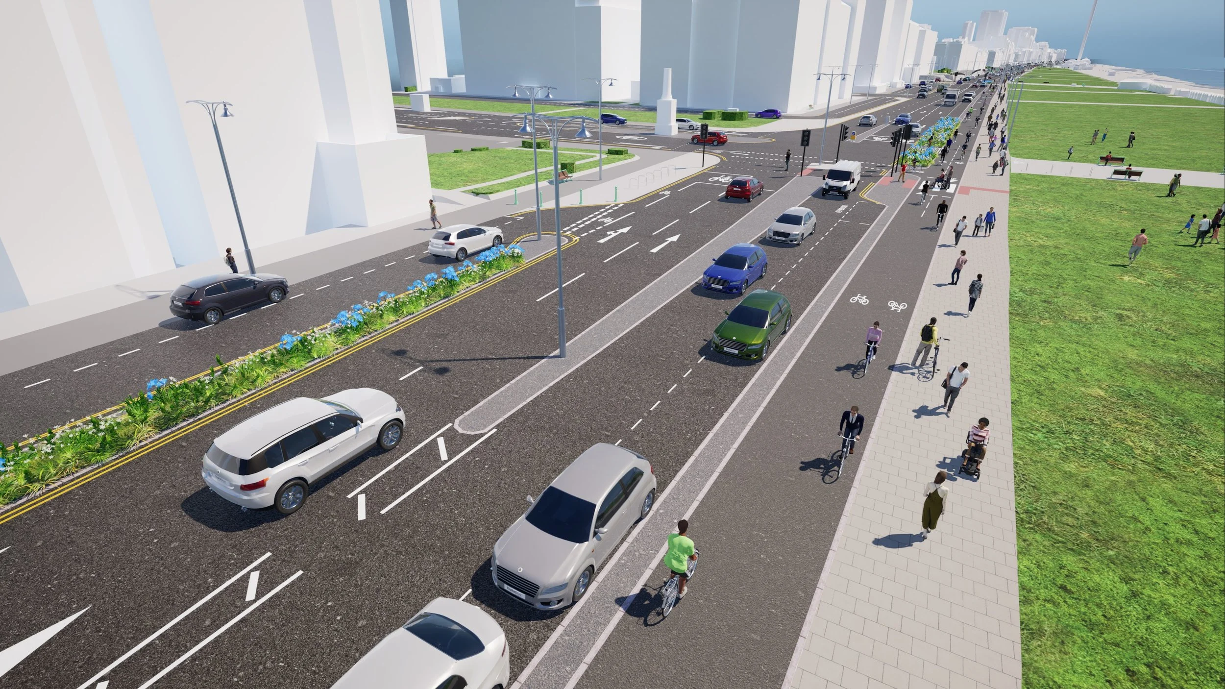 A259 Hove to Brighton Cycle Lane Plans: 70 New Parking Spaces and a New Two-Way Lane