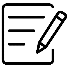 Checklist with a pencil