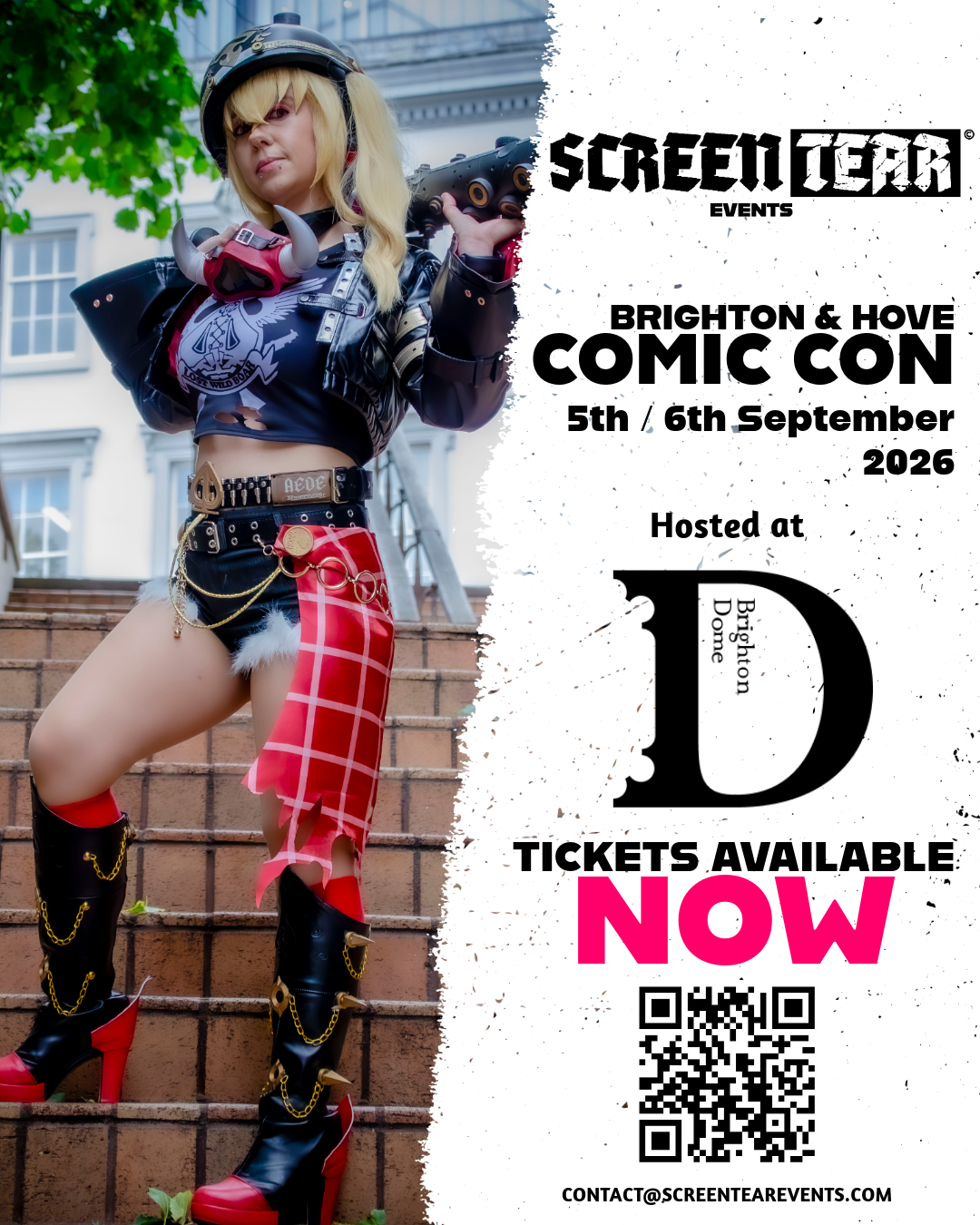 A cosplayer at Brighton and Hove Comic Con presented by Screentear Events at Brighton Dome