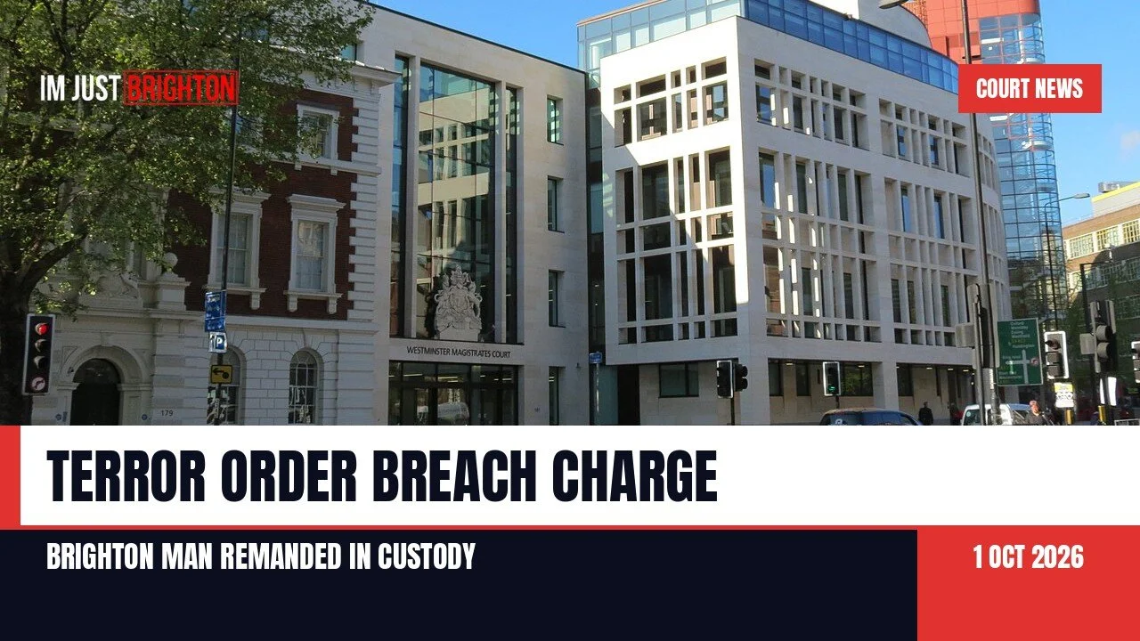 The entrance to Westminster Magistrates' Court in London