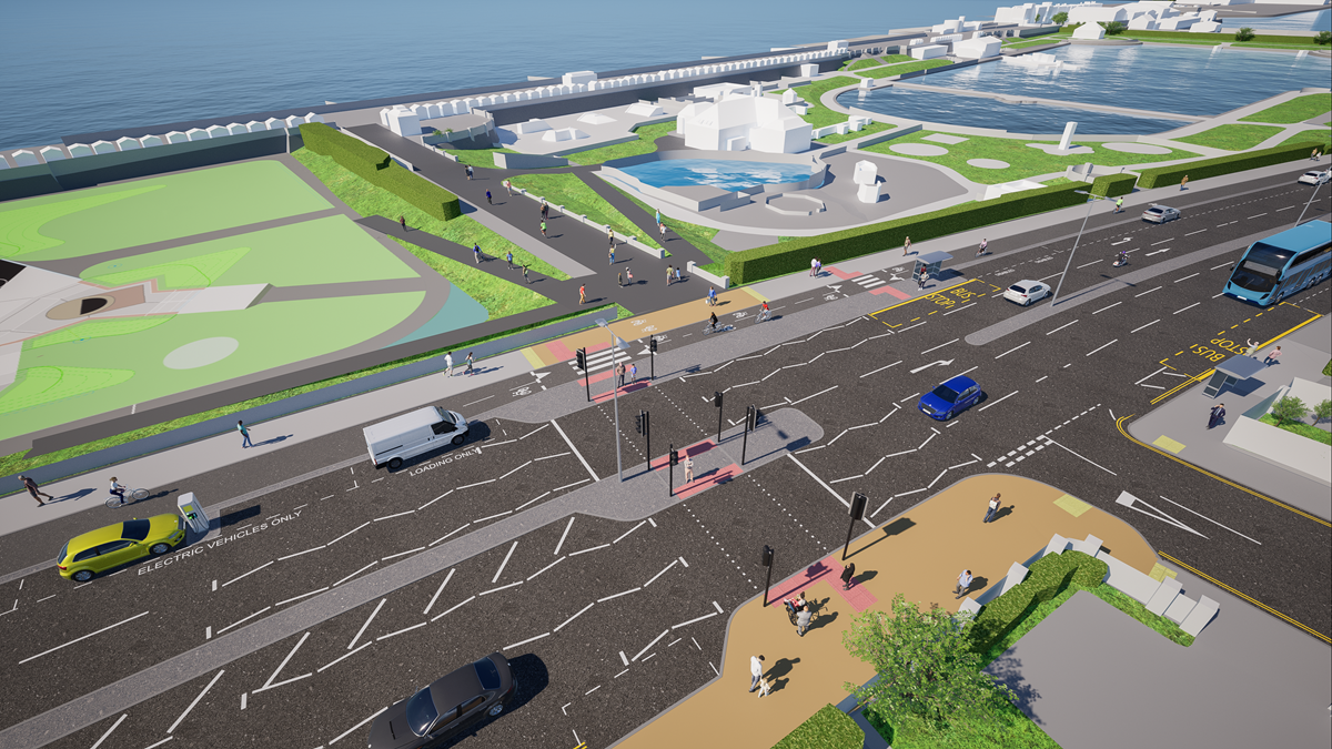 A259 Hove to Portslade Active Travel Scheme: Construction to Begin With Fourth Avenue to Hove Street