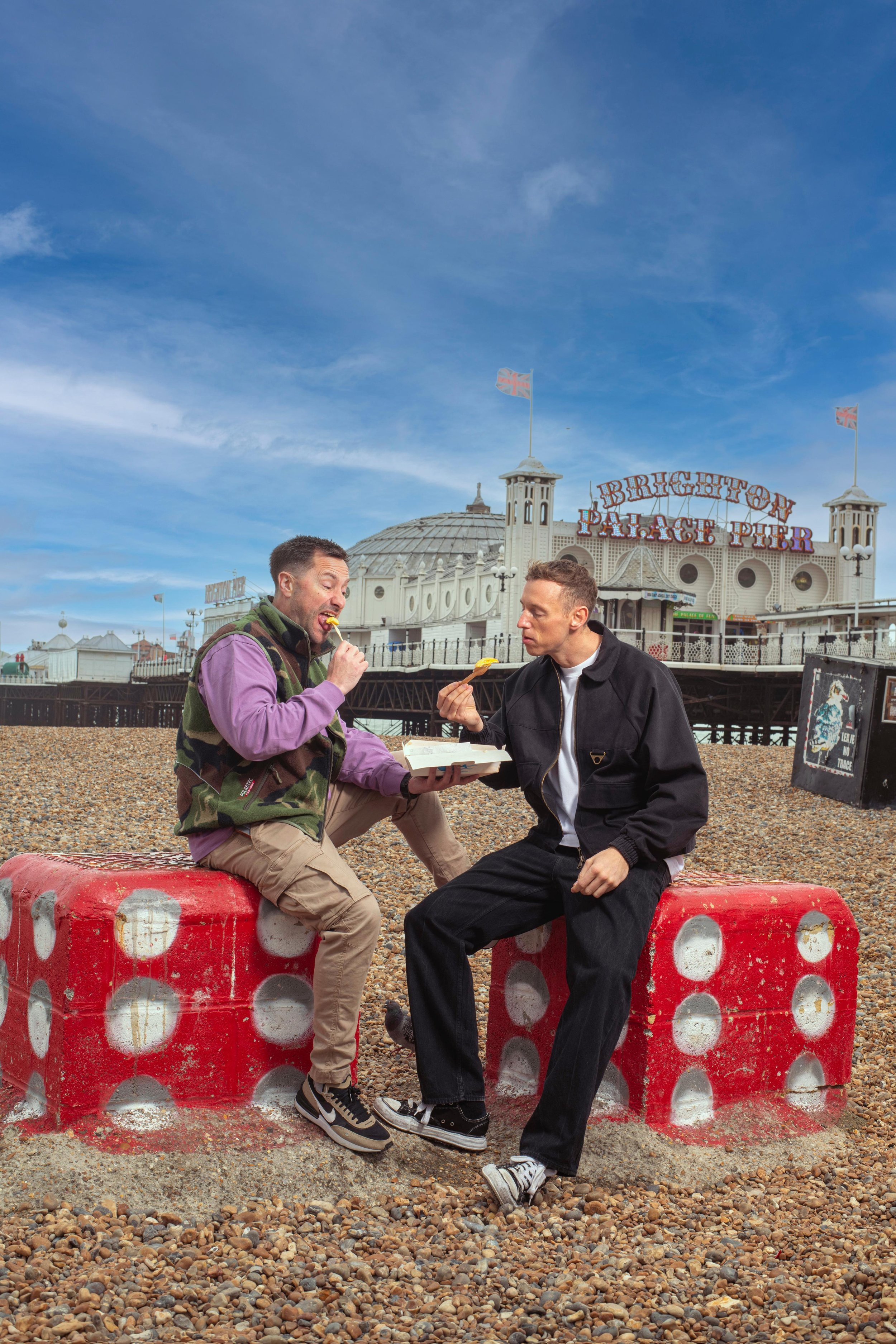 Burger & Beyond founders at Brighton Palace Pier