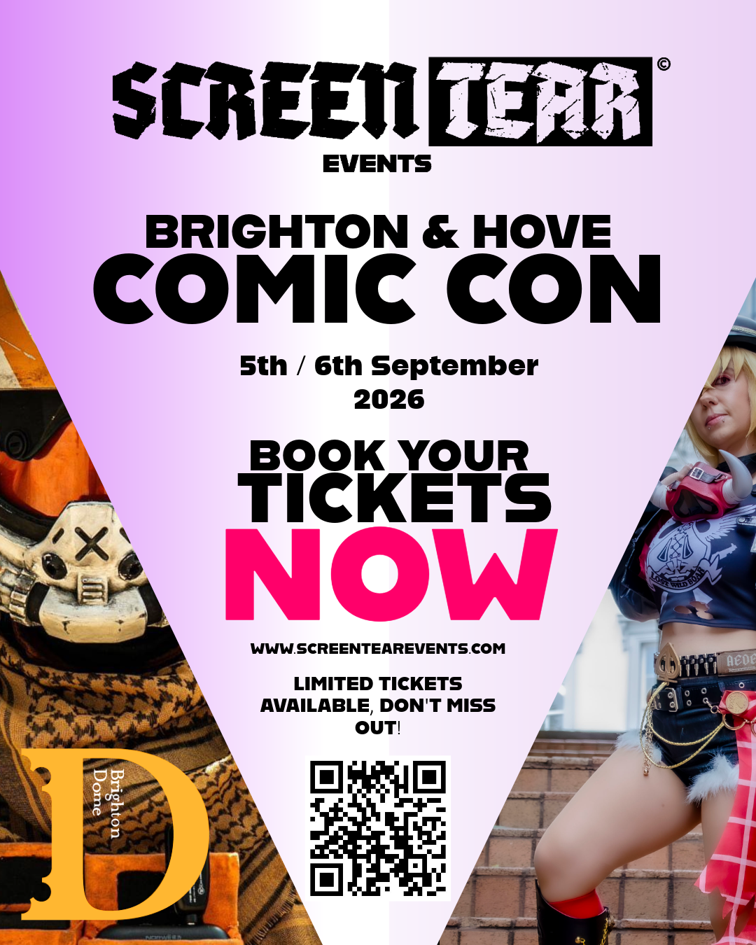 Brighton and Hove Comic Con comes to Brighton Dome this September