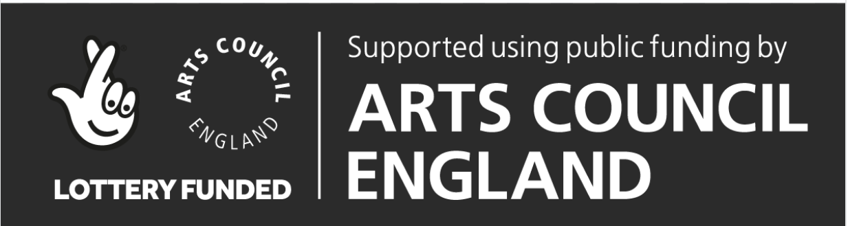 Arts Council England National Lottery funded logo