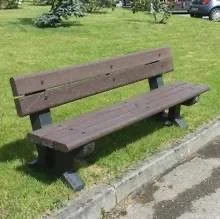 Phoenix Recycled Material Seat bench dedication option in Brighton