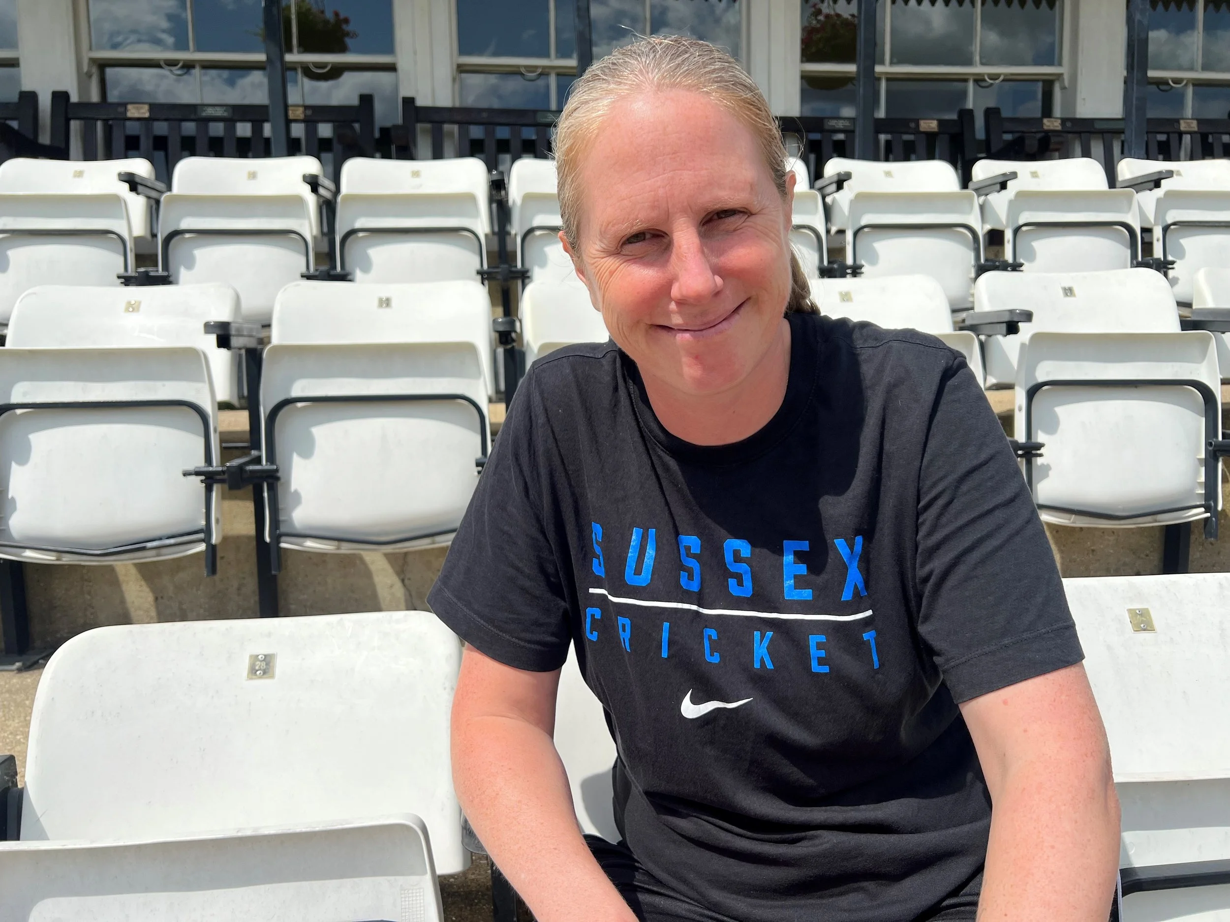 Sussex Cricket Coach Alexia Walker Backs Brighton and Hove's Sport Lifts Her Higher Campaign