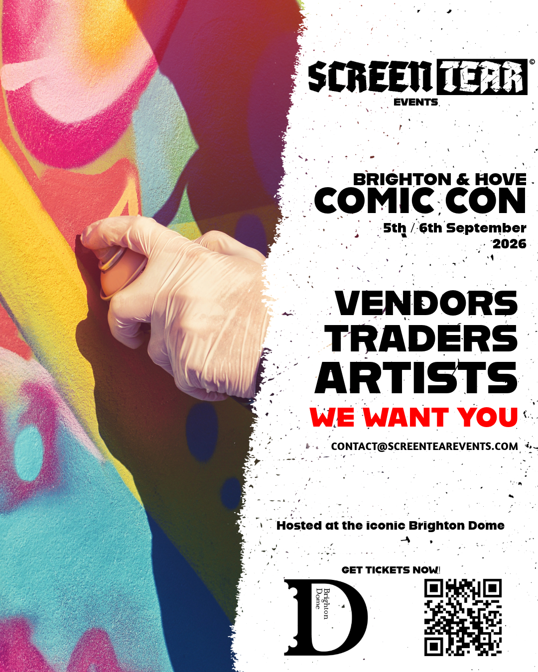 Brighton and Hove Comic Con is looking for vendors, traders and artists