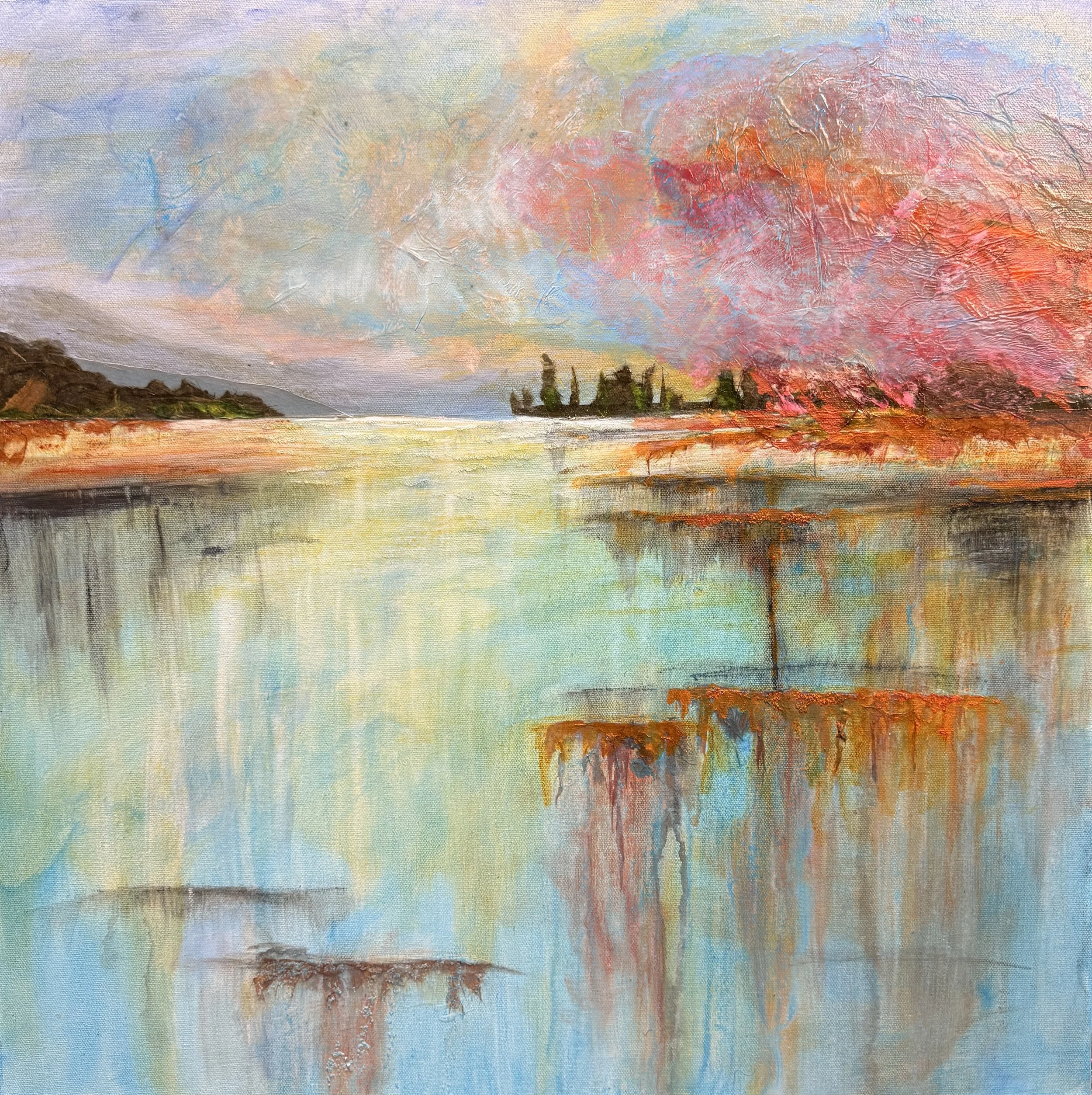 Echoes Across the Water | 24x24 | Canvas | $450