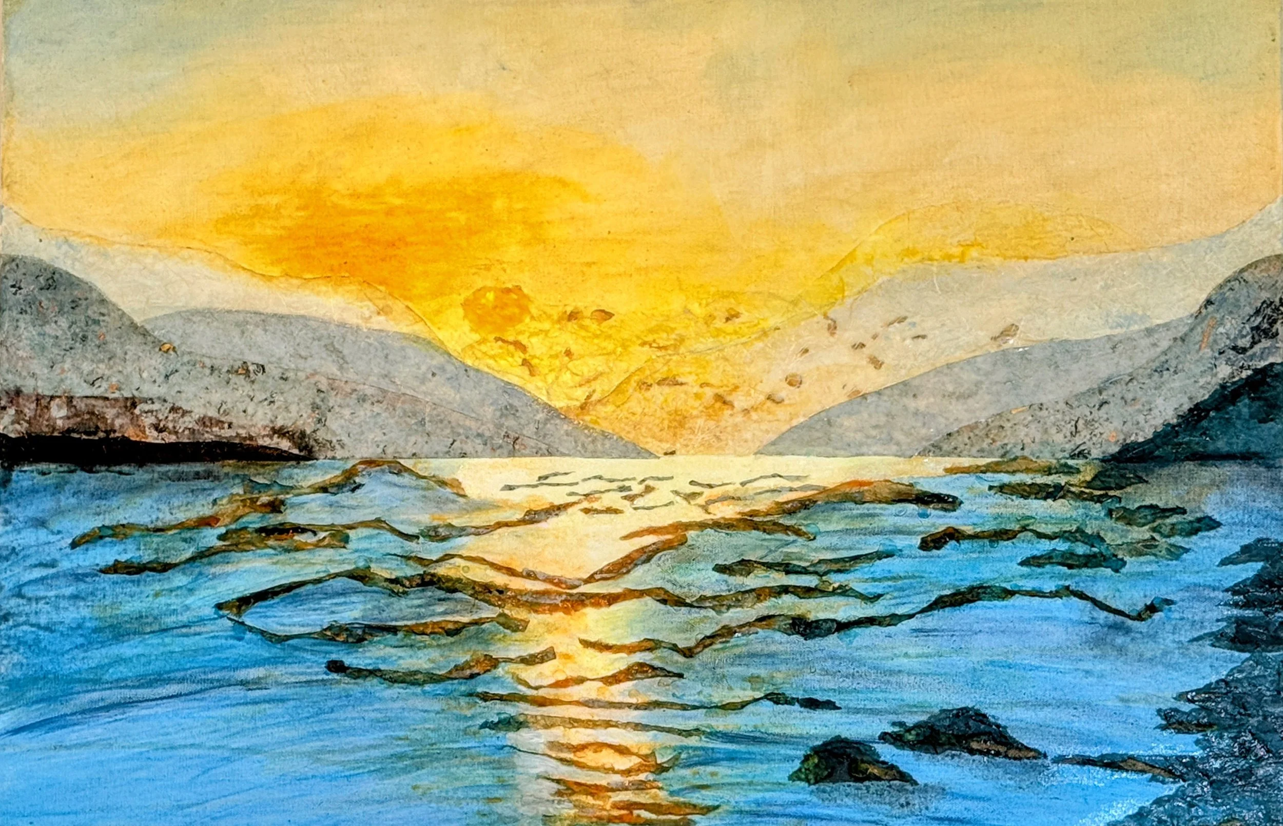 Emerging Sunrise | 24x36 | Canvas | $650
