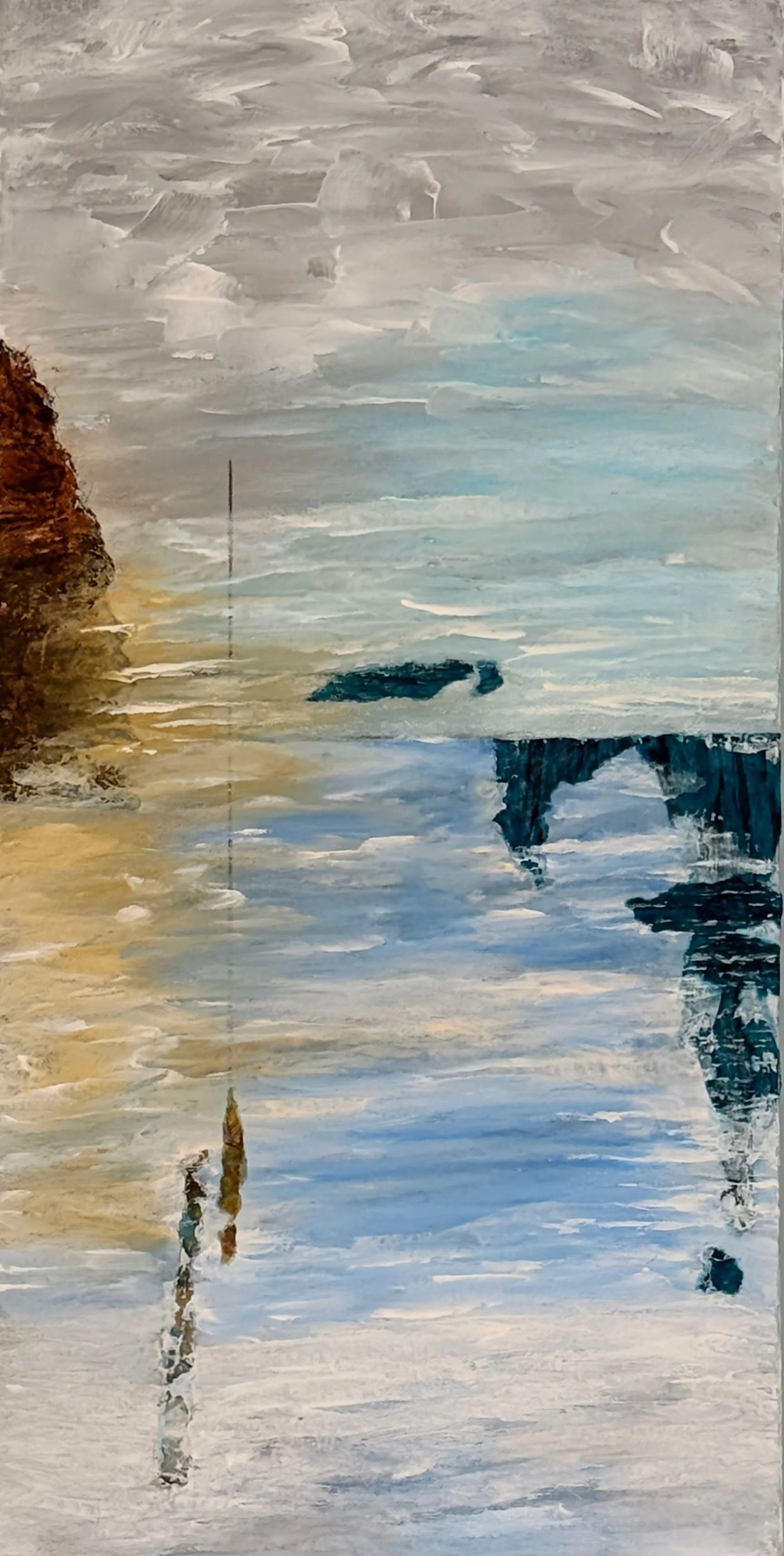 Tidal Reflection | 15x30 | Canvas | $375