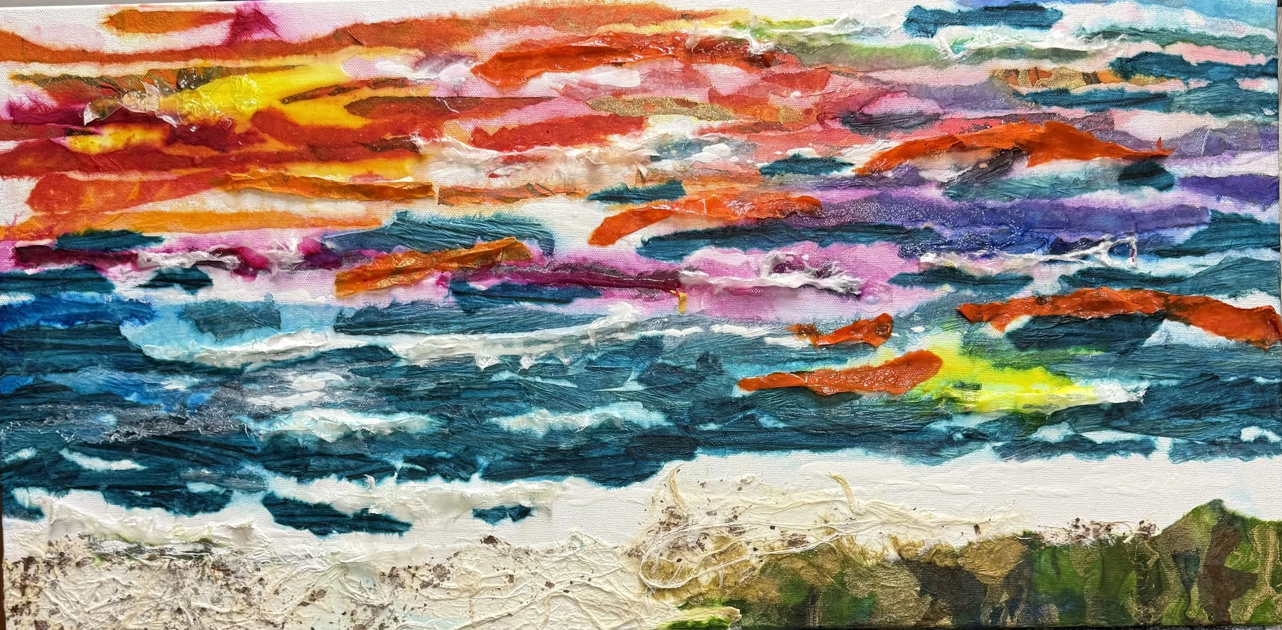 Brilliant Sunset | 15x30 | Canvas | SOLD