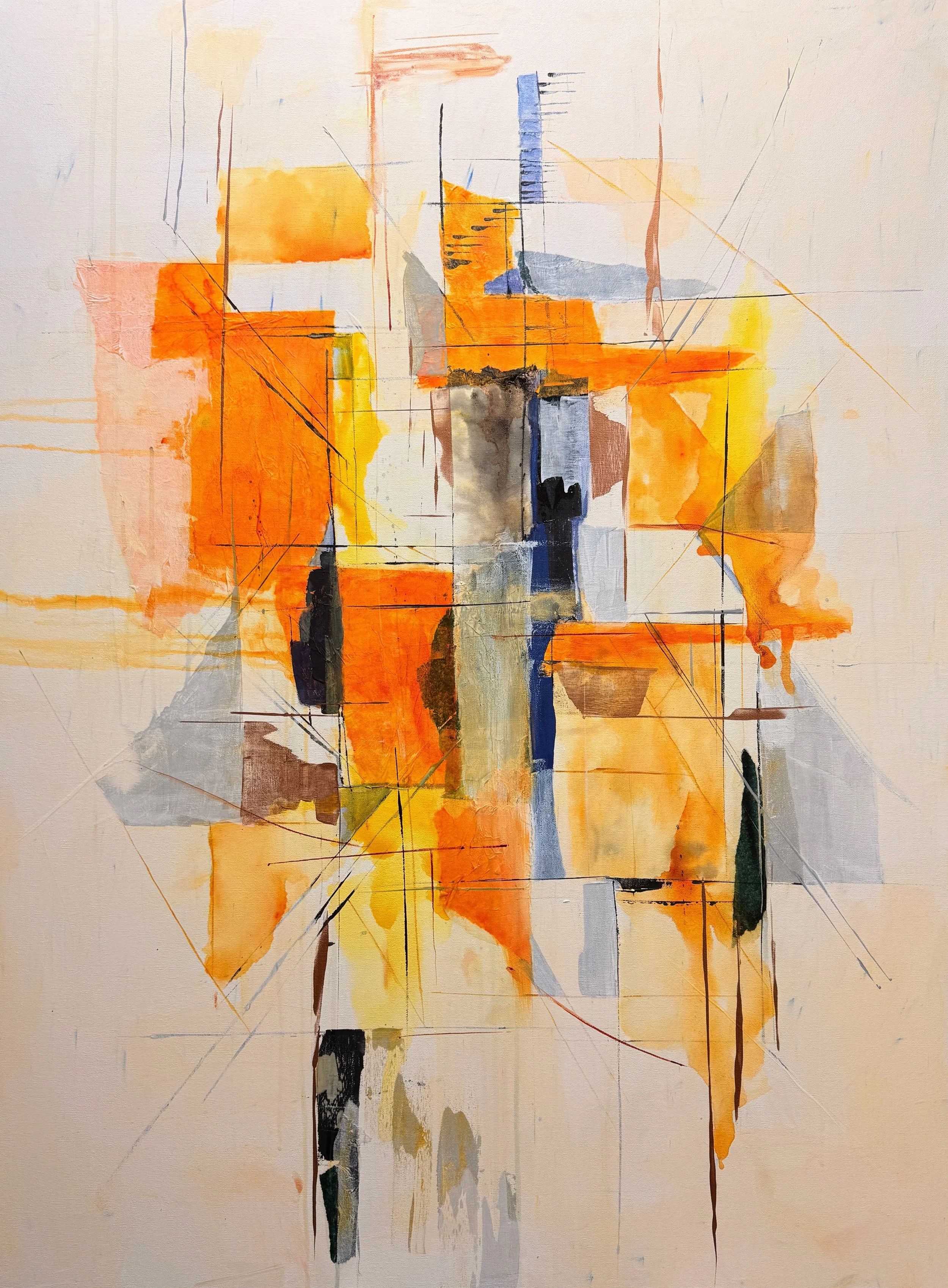 Slices of Sunrise | 36x48 | Canvas | $1400