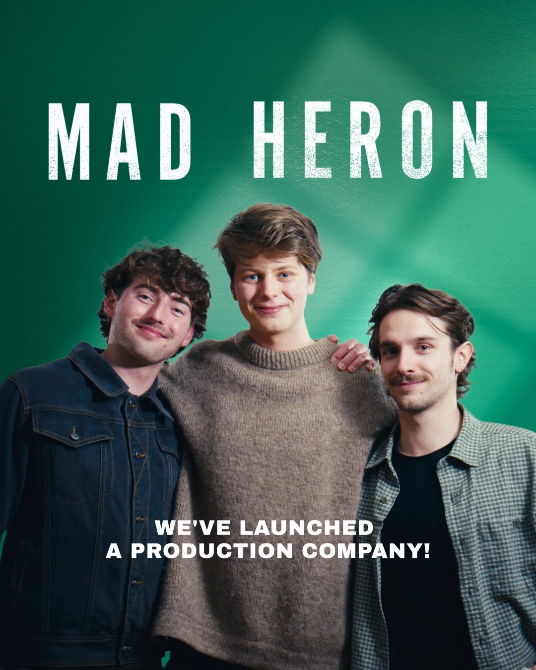 After months of Work, our Production company Mad Heron is now officially launched! 

We are Mad Heron, a Brighton-based production company that specialises in delightfully-unusual, hand-wrought filmmaking. 

Together, our breadth of experience has en