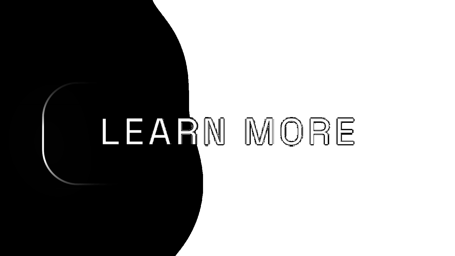 A dark background with a stylized lightbulb icon on the left and the words "LEARN MORE" in white text on the right, encouraging viewers to find out additional information.