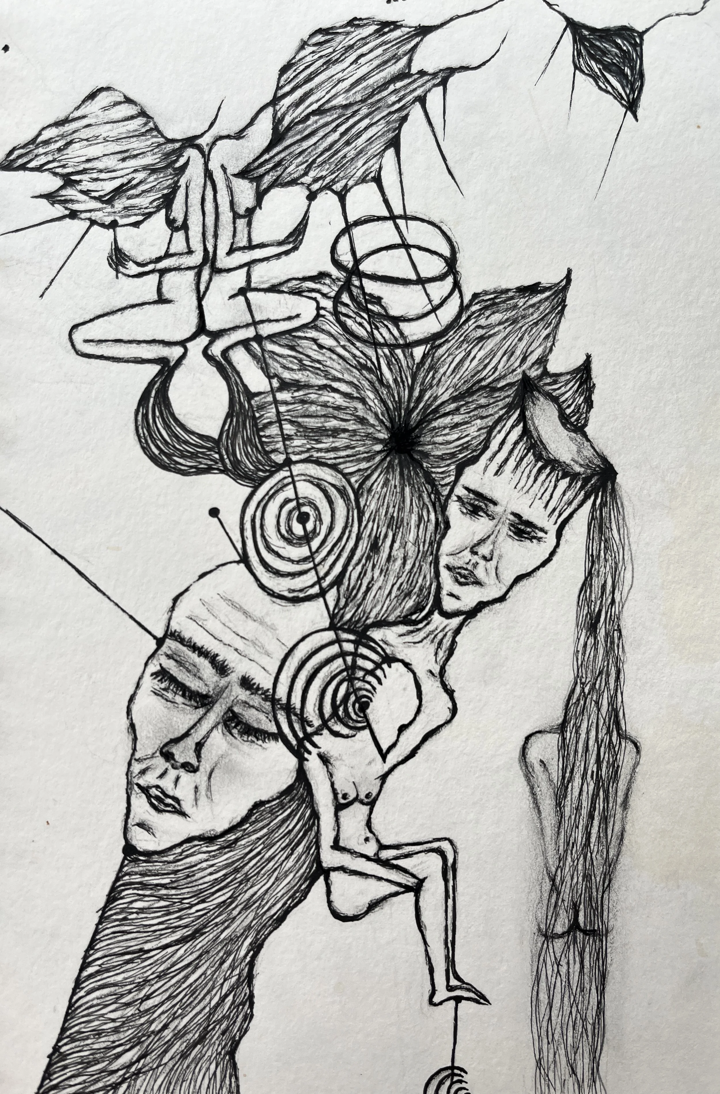 Resonance
2014
Charcoal pencil and ink on paper