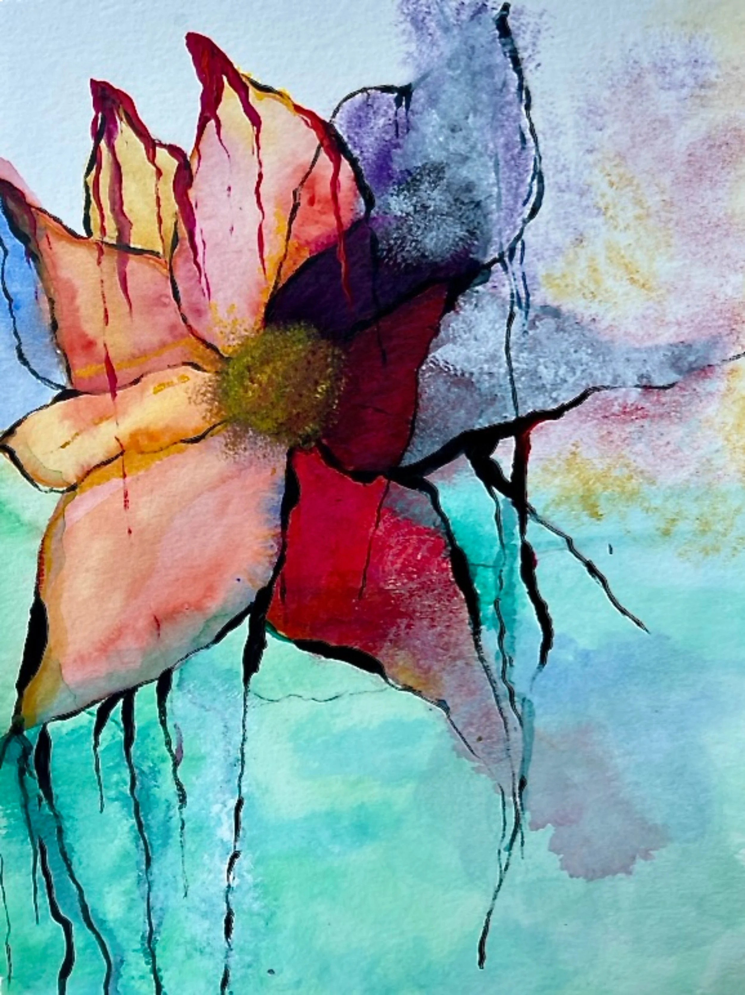 Metamorphosis
2025
Watercolor and acrylic on paper
30 x 21 cm
Available