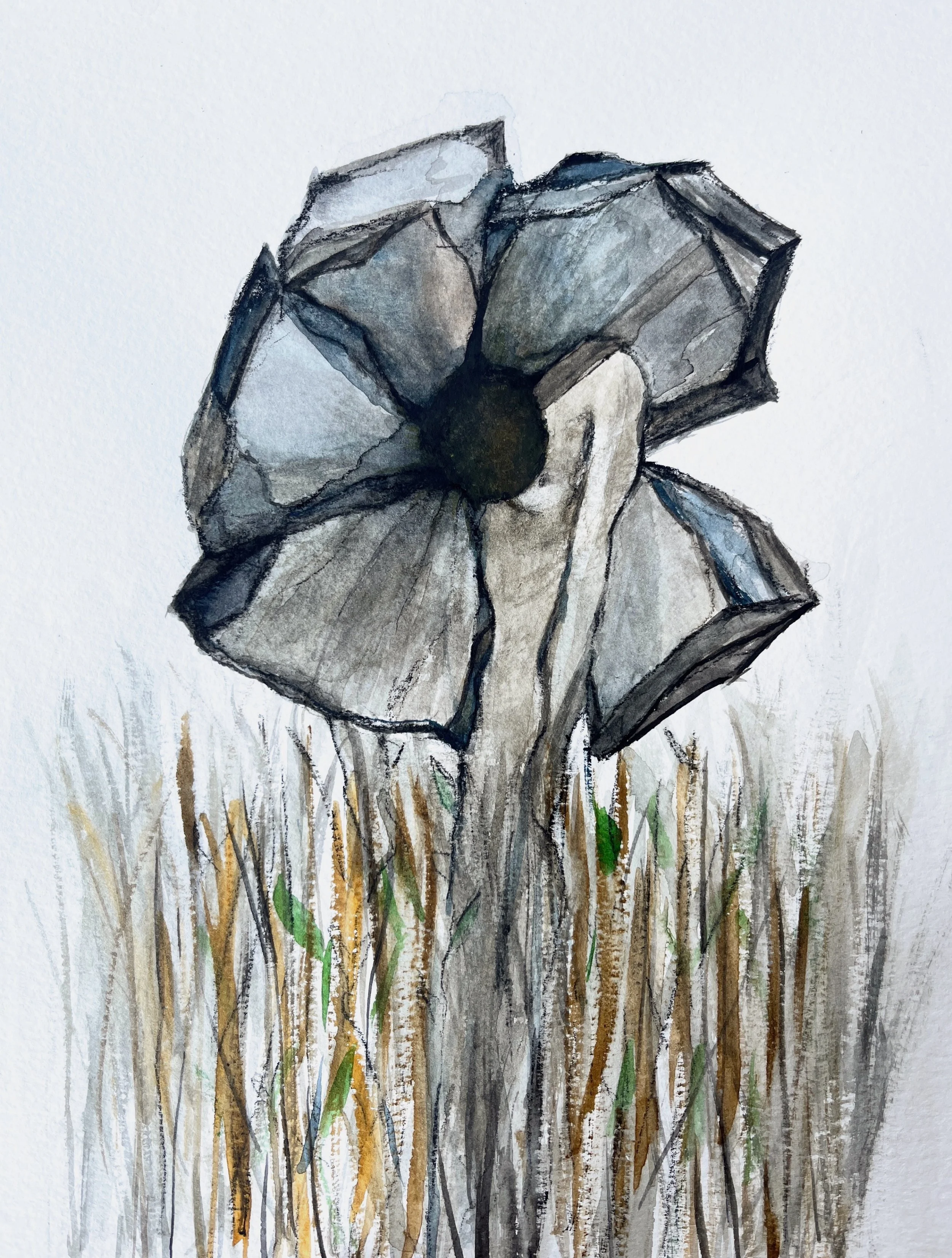 Emergence
2025
Watercolor on paper
30 x 21 cm
Available